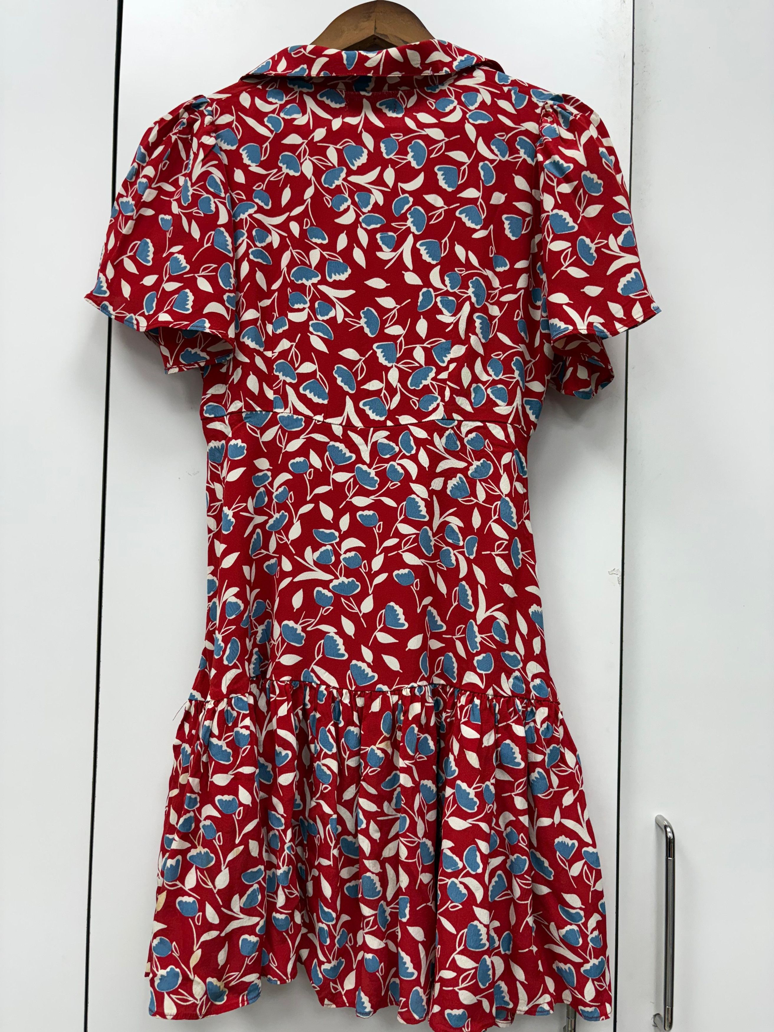 Other By Timo V-Neck Half Sleeves Printed Short Dress Size S / US 4 / IT 40 - 4 Thumbnail