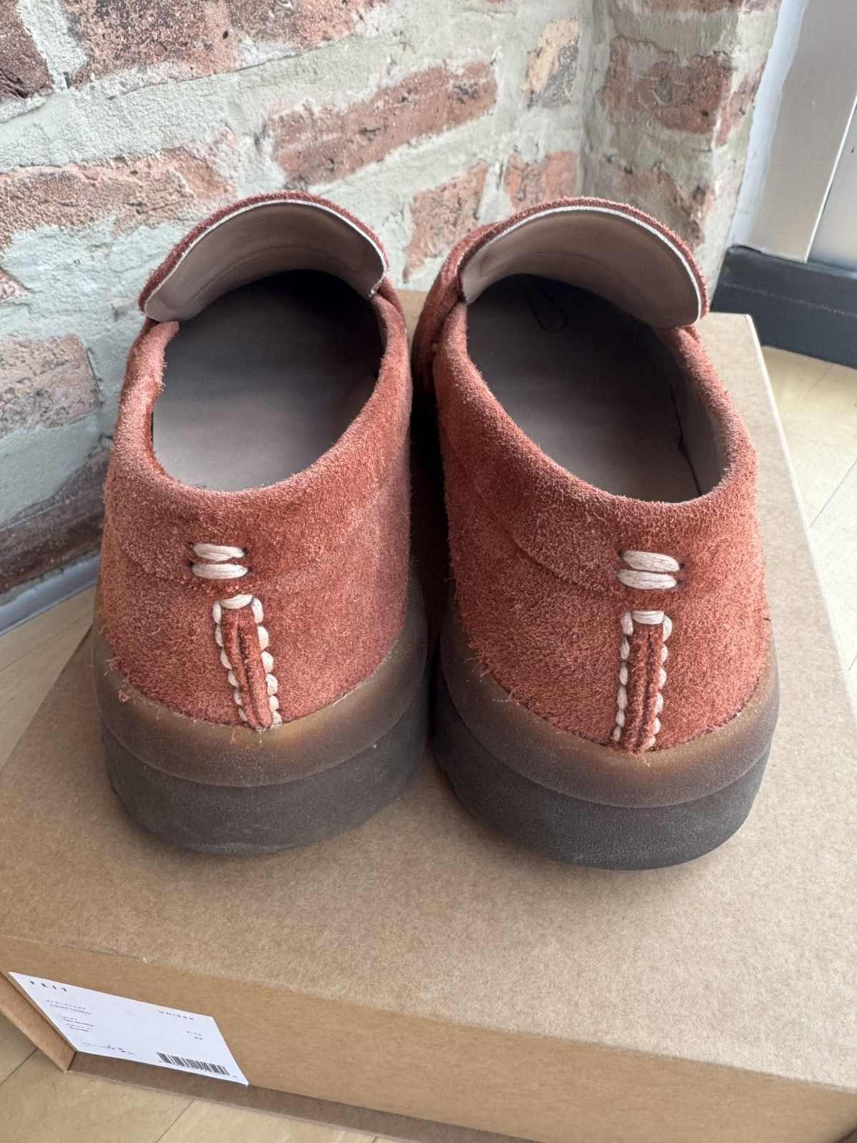 Feit Feit Terracotta Latex Loafer Suede Sz 43 Size US 10.5 / EU 43-44 - 6 Thumbnail