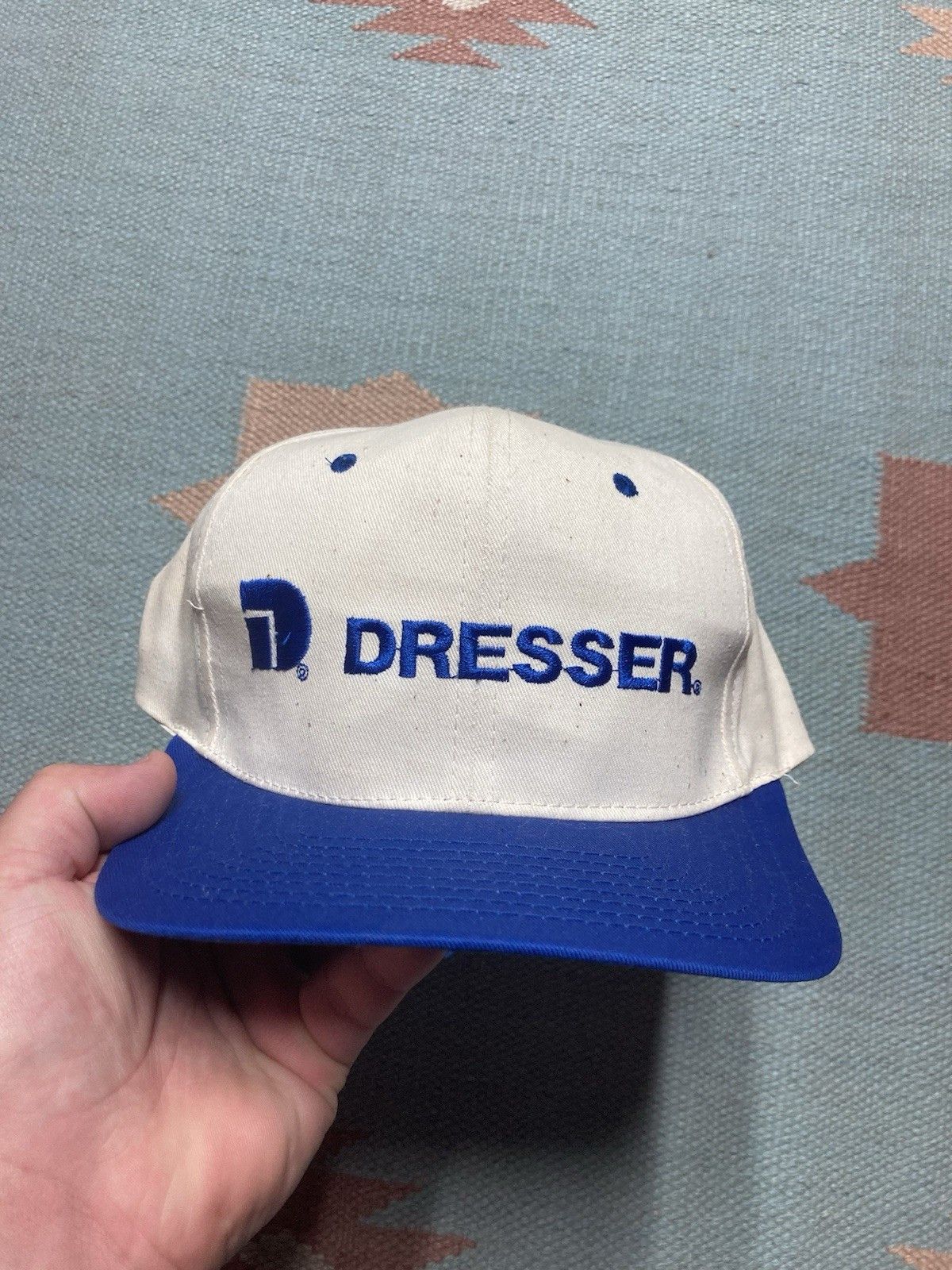 Vintage SnapBack hat dresser industries Michigan blue logo Size ONE SIZE - 2 Thumbnail