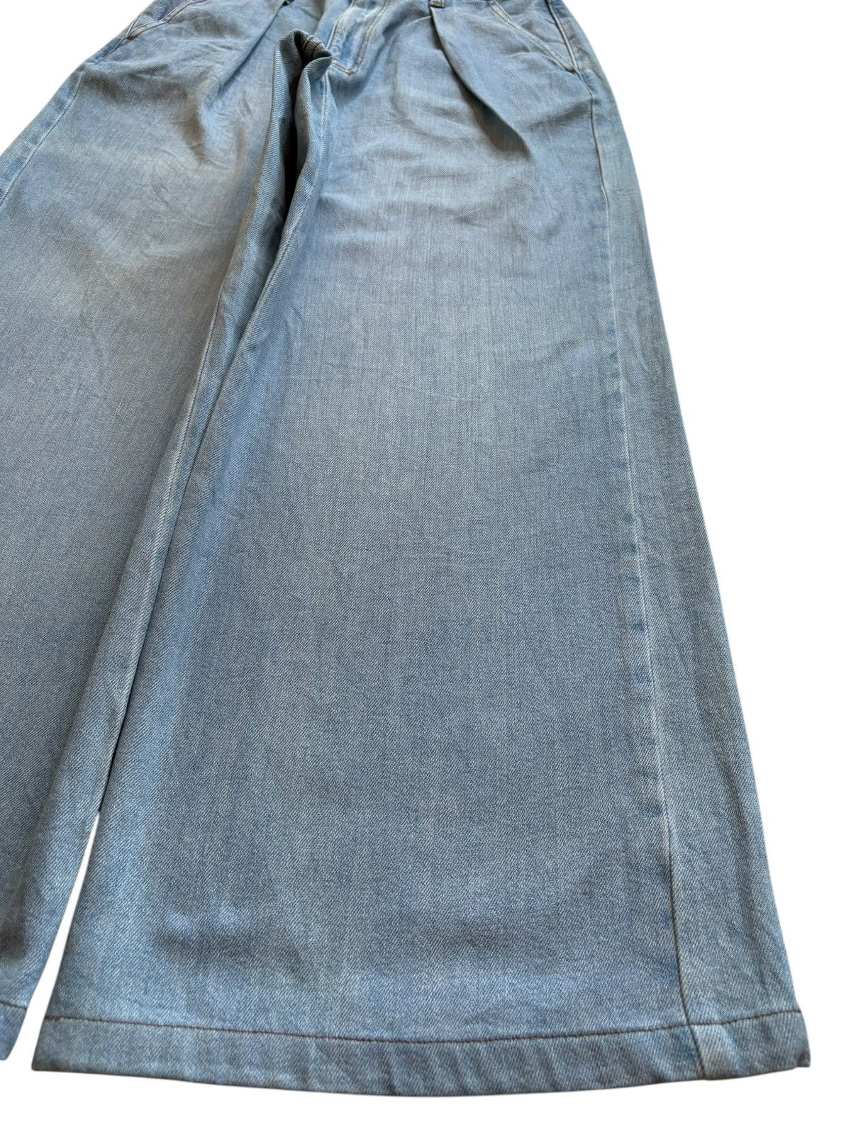 GU × Japanese Brand Vintage GU Blue Wash Loose Baggy Jeans Size US 27 - 7 Thumbnail