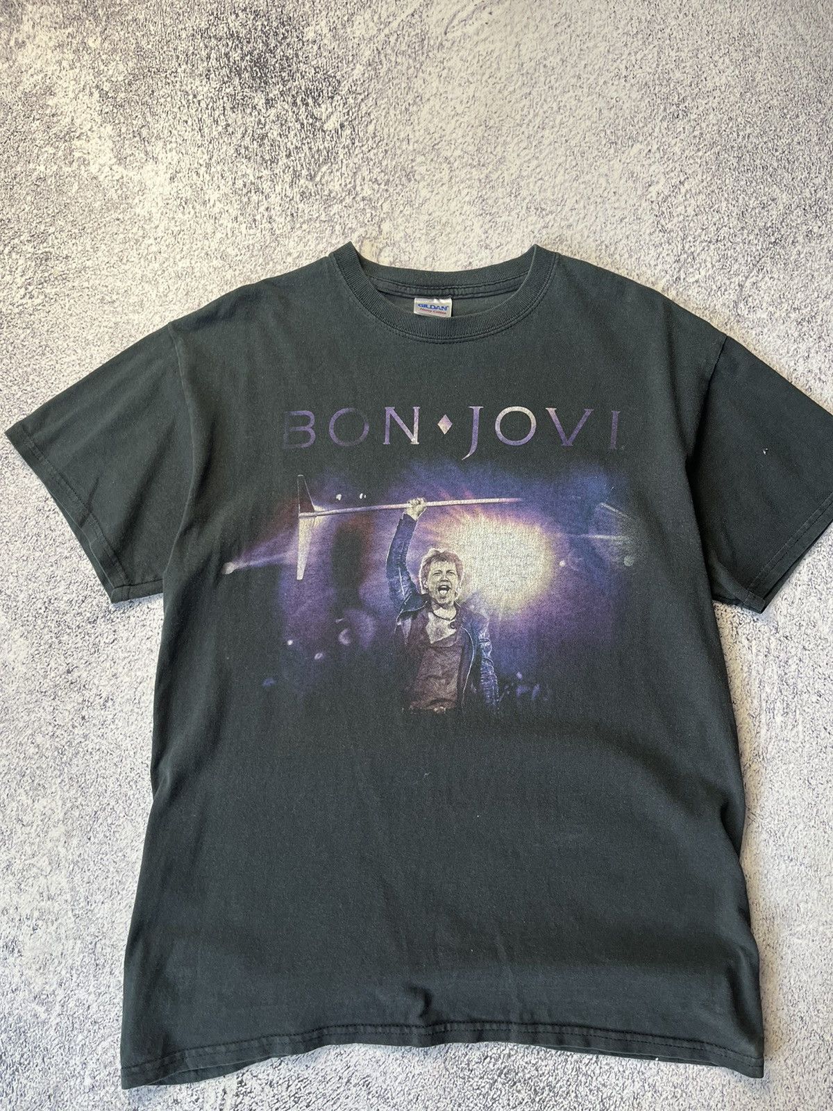 Band Tees Bon Jovi Because We Can Black T-Shirt Men's Size US M / EU 48-50 / 2 - 7 Thumbnail