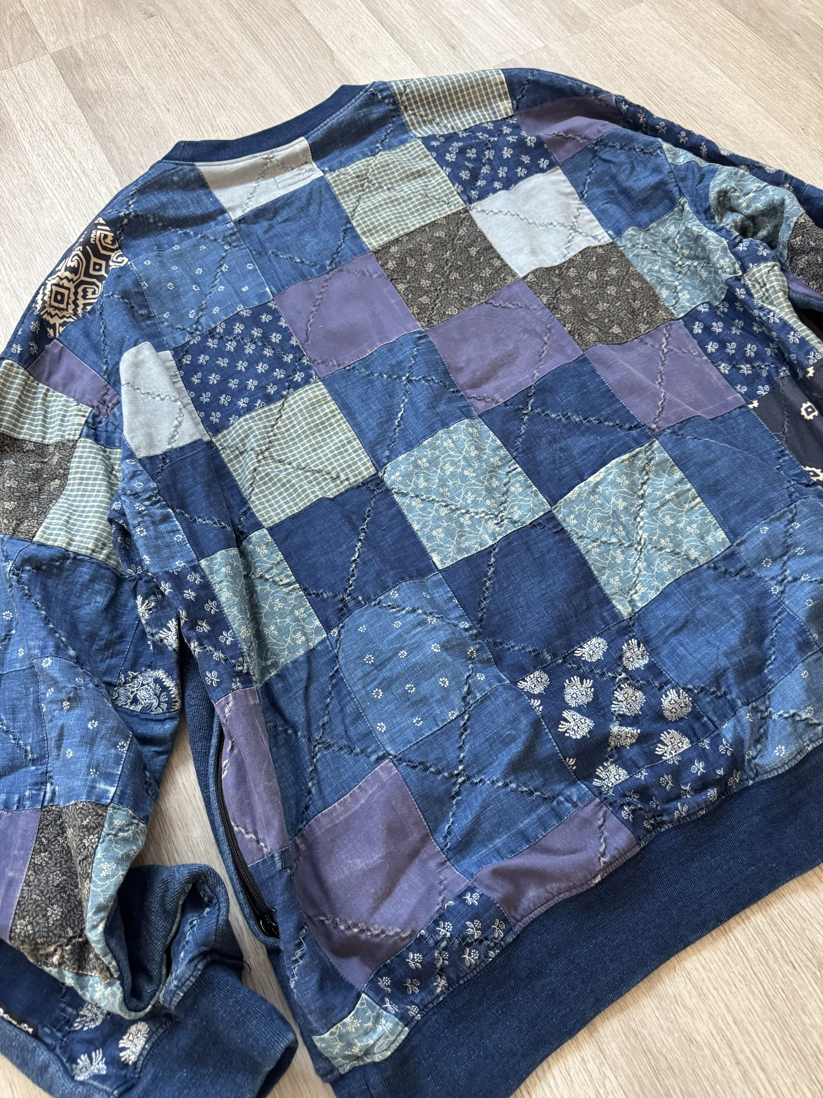 Kapital Kapital Quilt Bandana Patchwork Sweatshirt IDG Size US L / EU 52-54 / 3 - 8 Thumbnail