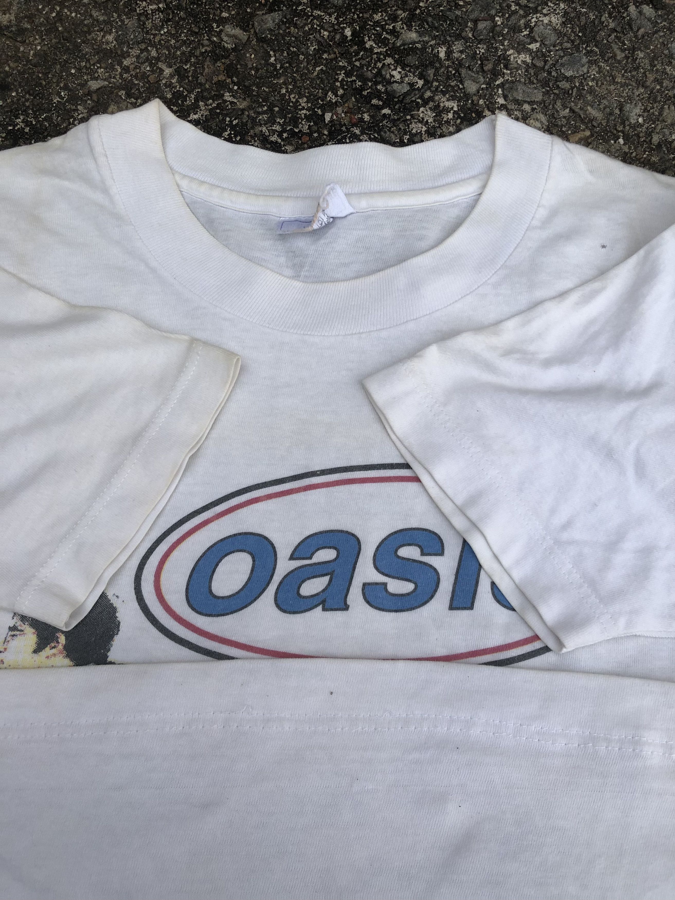 Band Tees 🔥Vintage 96' OASIS Loch Lomond Knebworth Brit Band T-Shirt Size US S / EU 44-46 / 1 - 10 Thumbnail