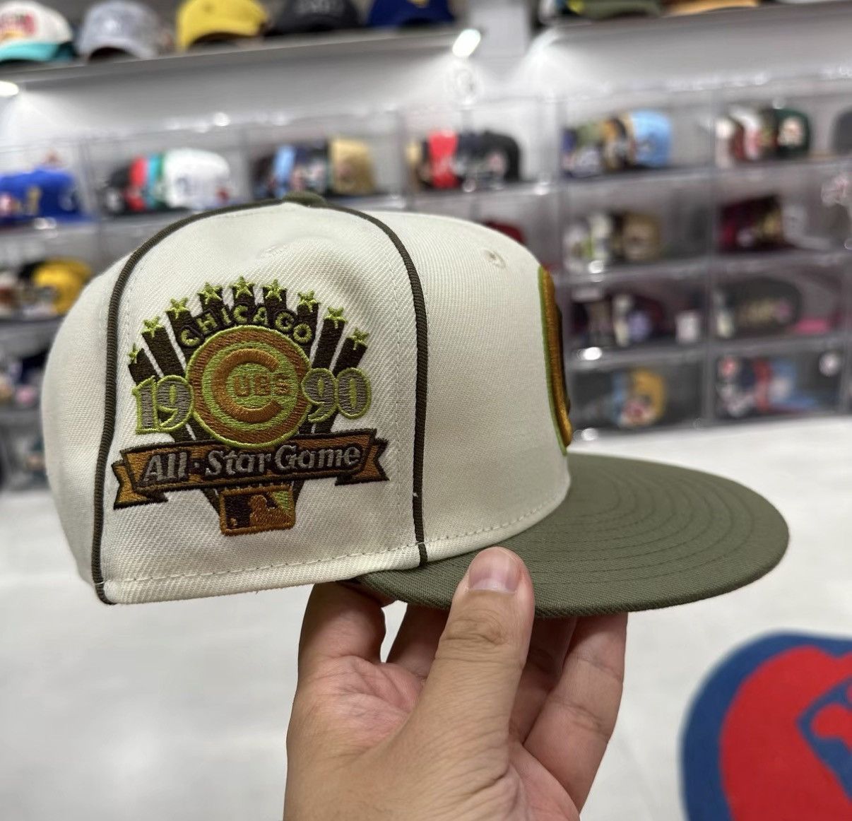 New Era New Era MLB Chicago Cubs 1990 All-Star Baseball Cap J32 Size ONE SIZE - 3 Thumbnail