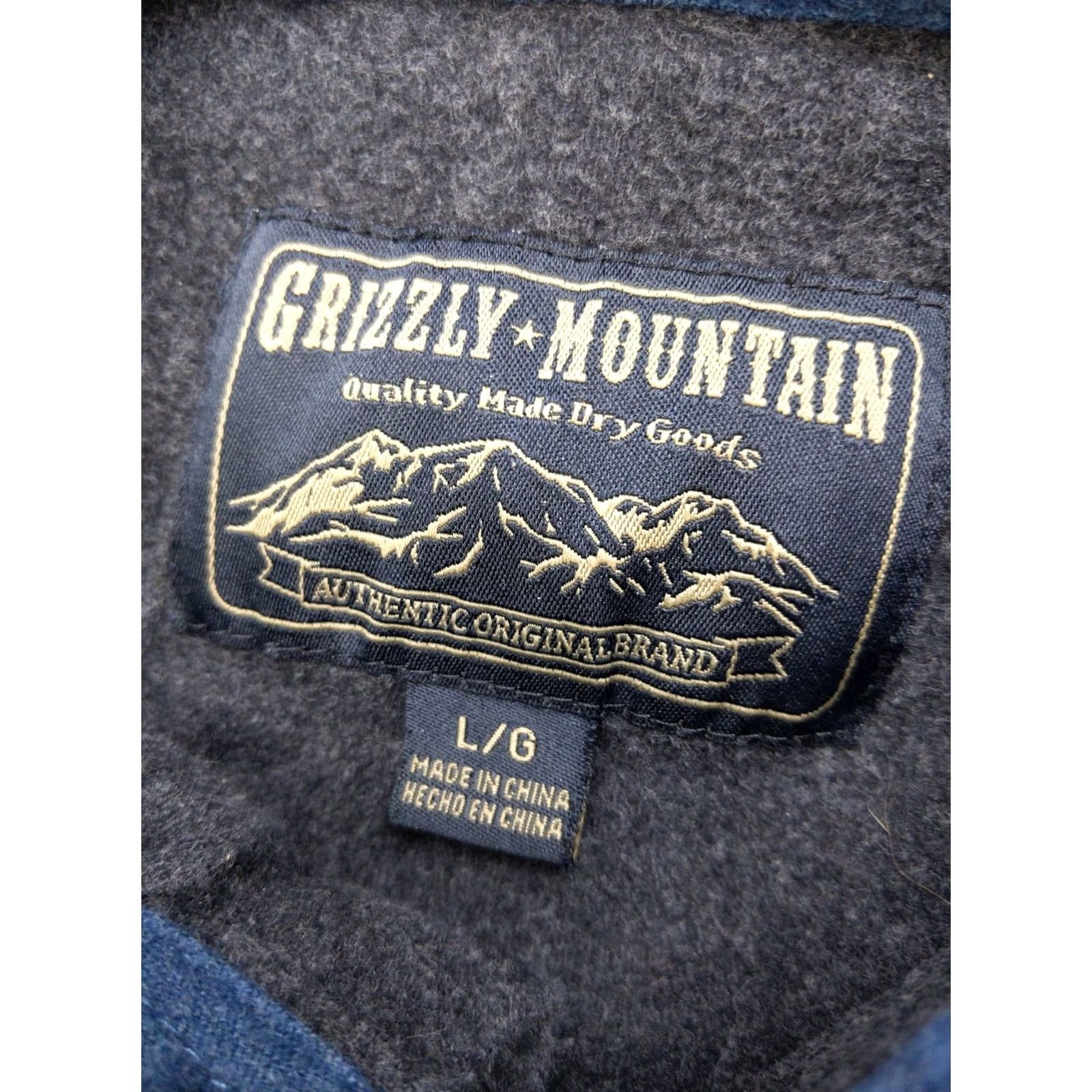 Vintage VINTAGE Grizzly Mountain Shirt Mens L Gray Flannel Chamios Deerskin Button Up Size US L / EU 52-54 / 3 - 5 Thumbnail