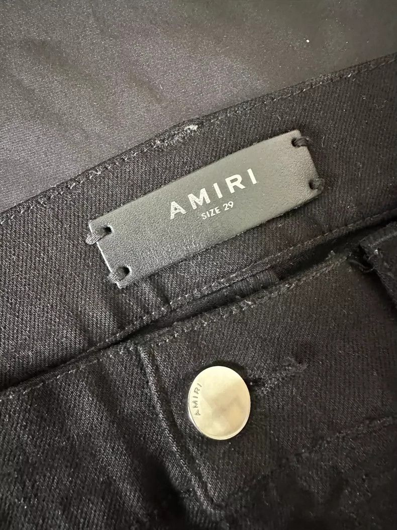 Amiri Amiri 19SS MX1 Diamond Patch Skinny Jeans Size US 29 - 6 Thumbnail
