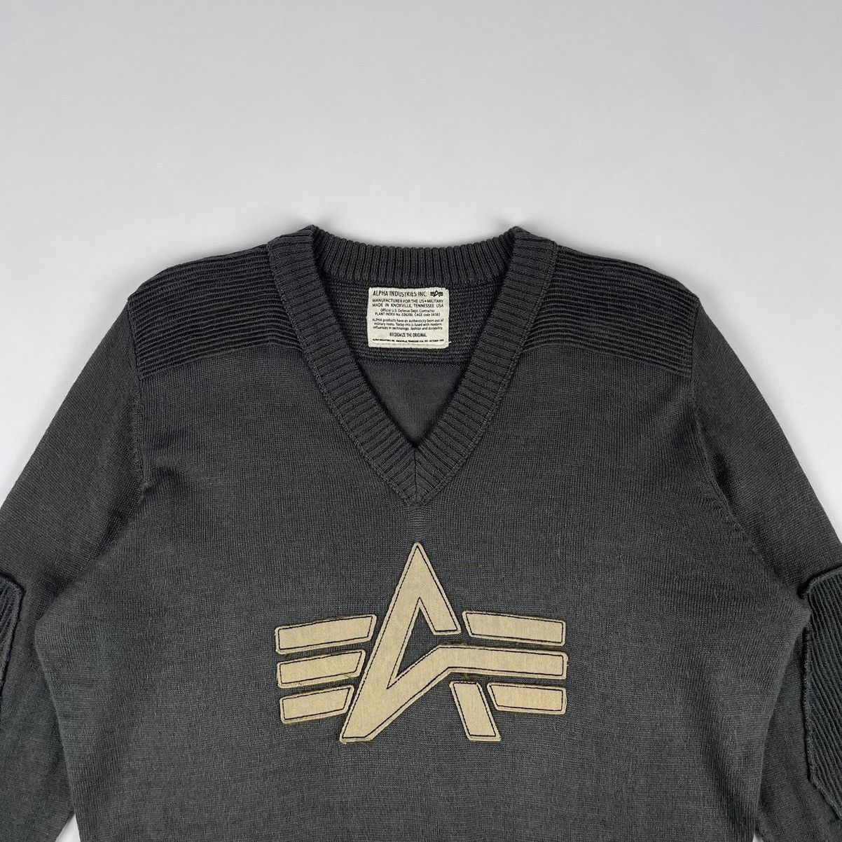 Alpha Industries Alpha Industries wool Pullover Sweater Size US M / EU 48-50 / 2 - 3 Thumbnail