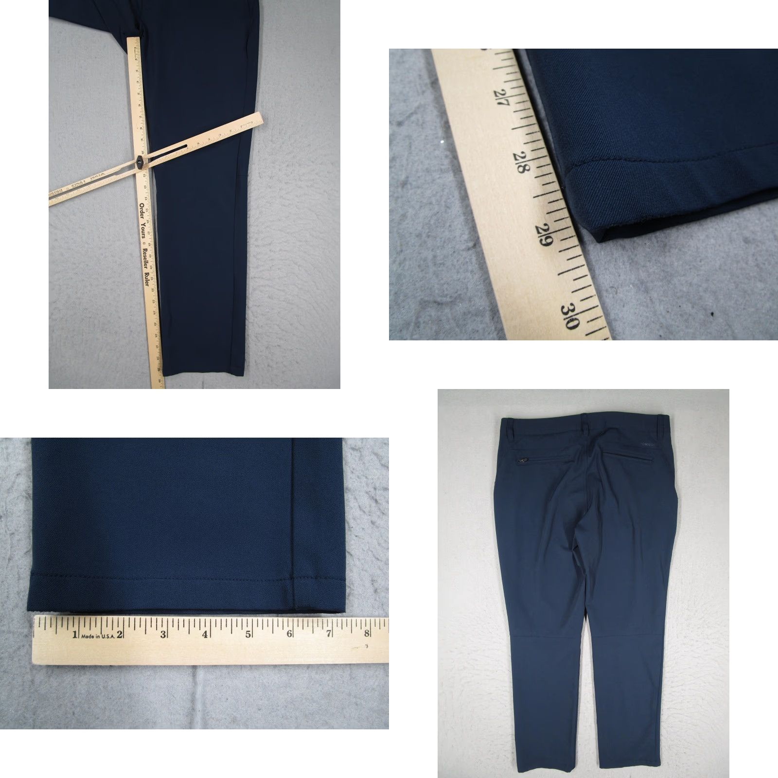 Bonobos Bonobos Golf Pants Mens 33x30 Navy Slim Fit Stretch Performance Casual Activewear Size US 31 - 8 Thumbnail