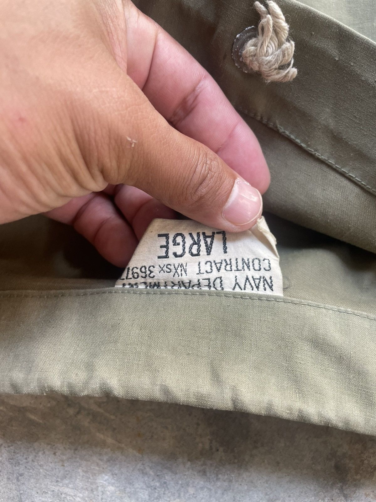 Vintage Extremly Rare 40’s USN Jacket Navy Deparment Size US L / EU 52-54 / 3 - 3 Thumbnail