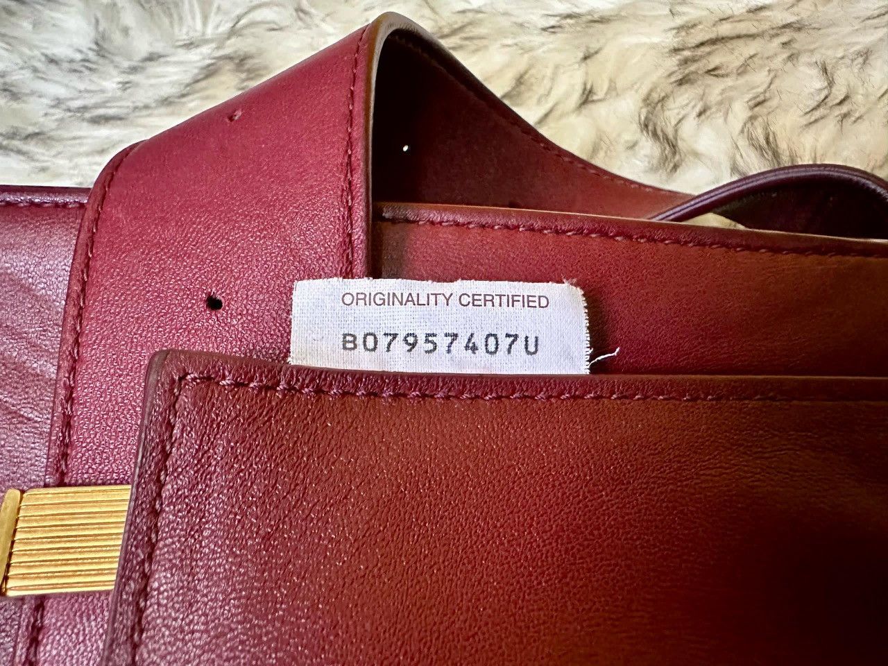 Bottega Veneta Authentic Bottega Veneta Nappa Medium Marie Bordeaux Leather Size ONE SIZE - 9 Thumbnail