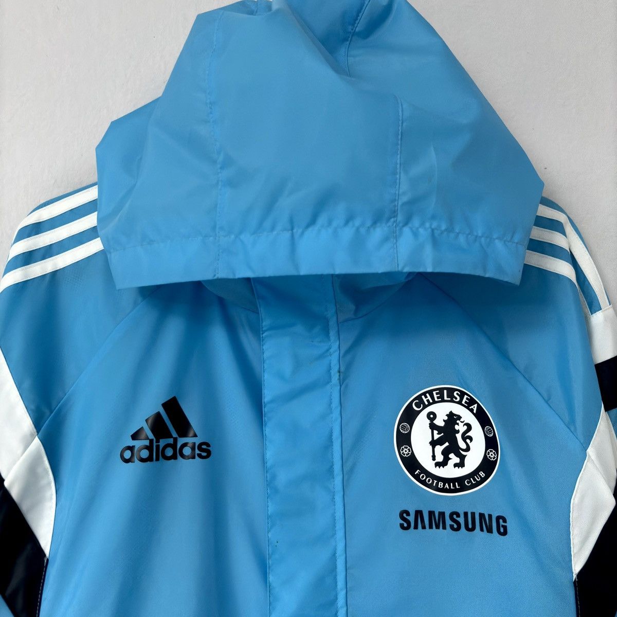 Adidas 2014 Chelsea London Training Essentials Zip Soccer Jacket FC Size US M / EU 48-50 / 2 - 3 Thumbnail