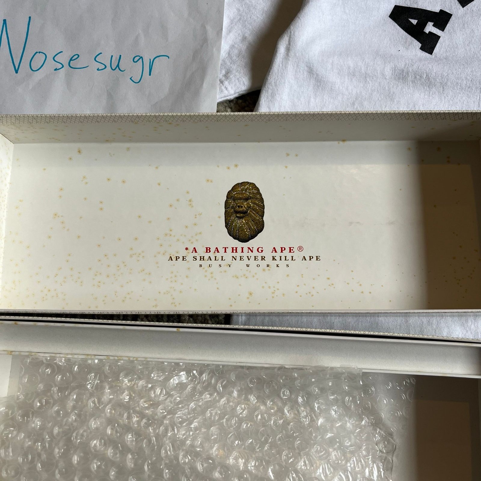 Bape × Nigo Authentic Bape 2000’s EXCLUSIVE Champagne Bottle Tee M Size US M / EU 48-50 / 2 - 9 Thumbnail