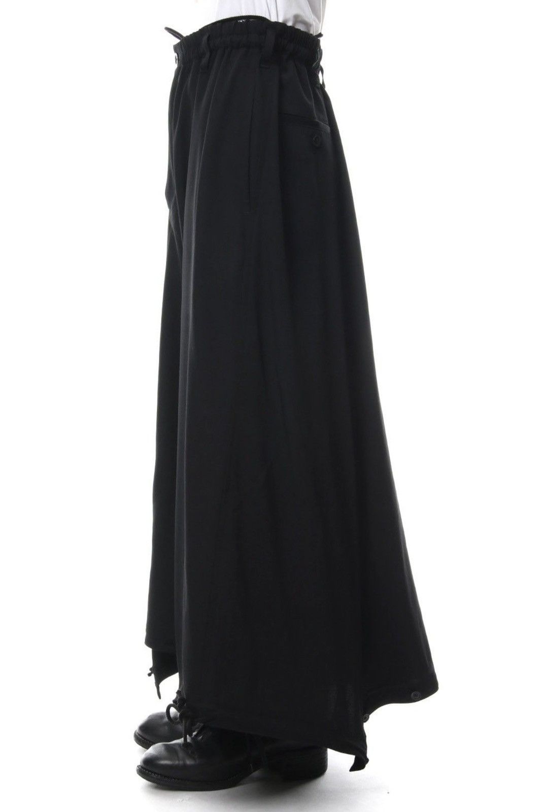 Yohji Yamamoto Yohji Yamamoto Pour Homme - 4-Way Gabardine Wool Trousers Size US 34 / EU 50 - 3 Thumbnail