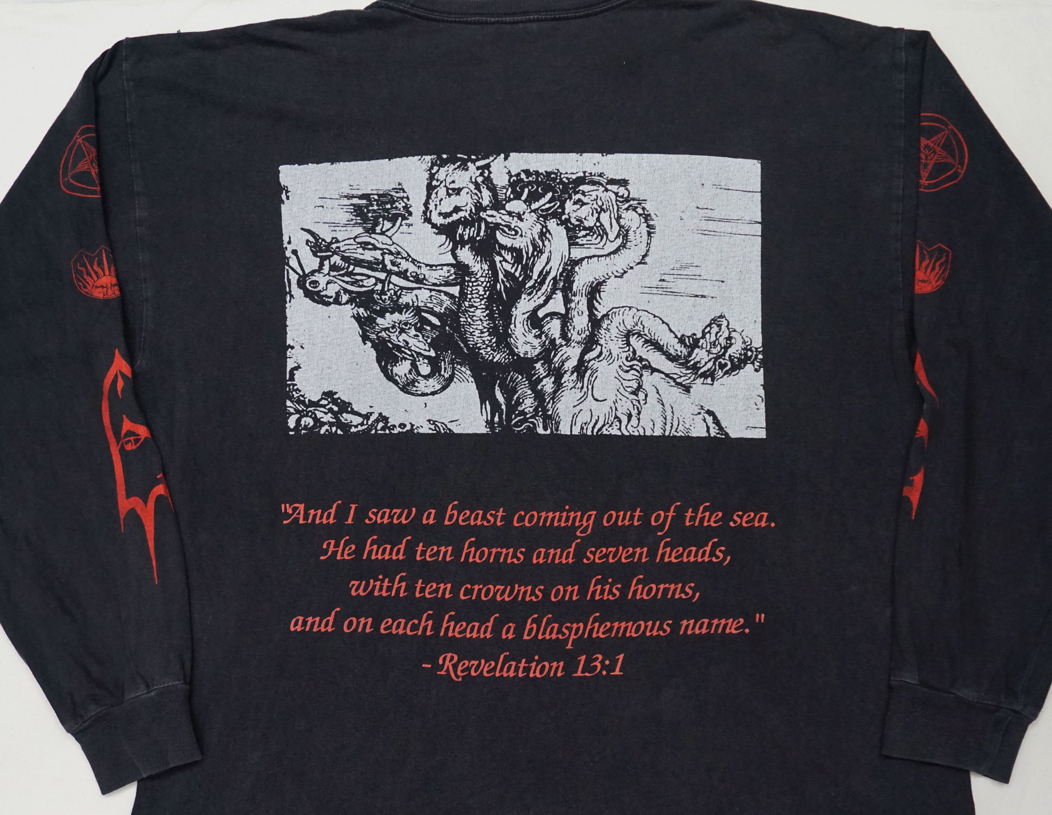 Band Tees 90's Emperor "wrath of the Tyrant" Sleeve Shirt Size US L / EU 52-54 / 3 - 6 Thumbnail