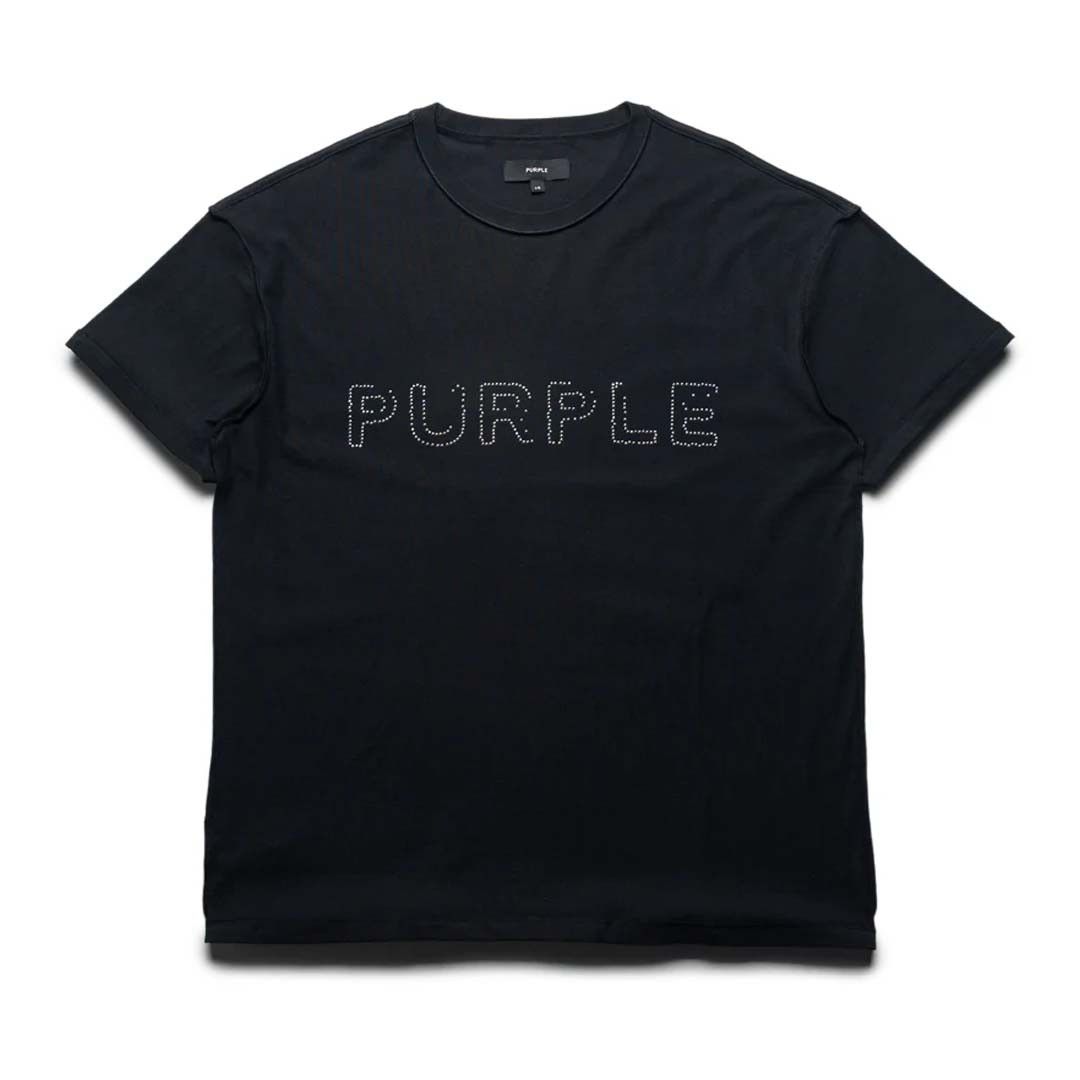 Purple Brand Inside Out Tee Studded Black Size US S / EU 44-46 / 1 - 1 Thumbnail