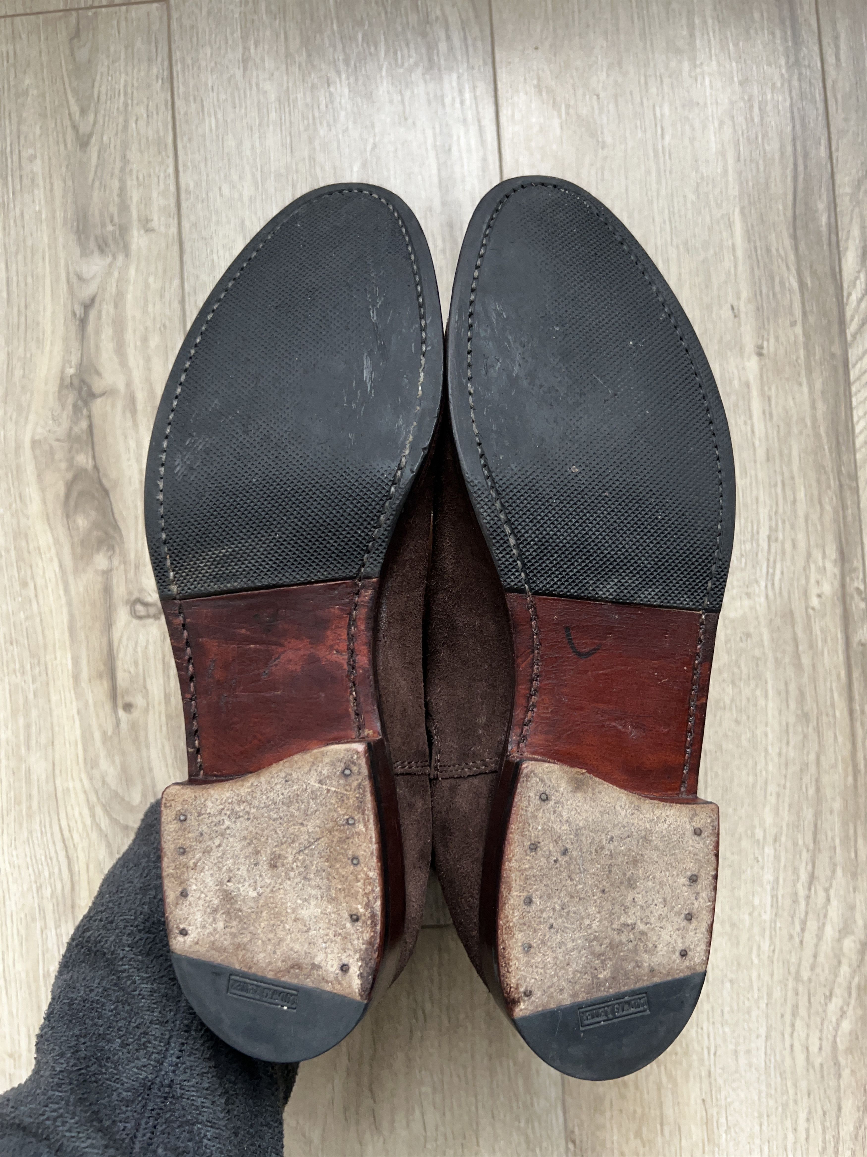 Ludwig Reiter × Vintage Womens Suede Chelsea Boots Brown Size UK 7 EU 40 25 cm Size US 9.5 / IT 39.5 - 7 Thumbnail
