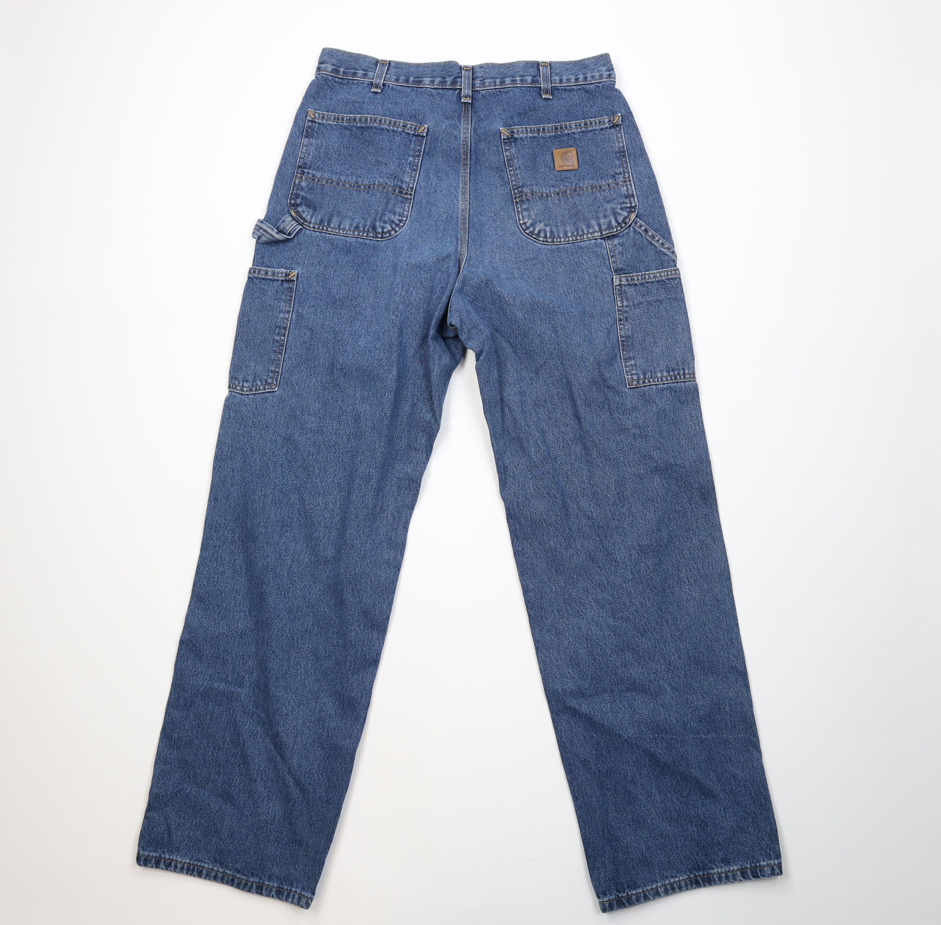 Carhartt Vintage Y2K Carhartt Loose Original Fit Wide Leg Denim Jeans Size US 34 / EU 50 - 12 Thumbnail