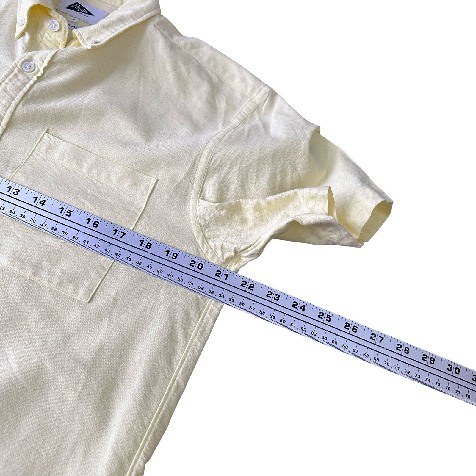 Pilgrim Surf + Supply Pilgrim Surf Supply Shirt Men’s Small Yellow Cotton Size US S / EU 44-46 / 1 - 7 Thumbnail
