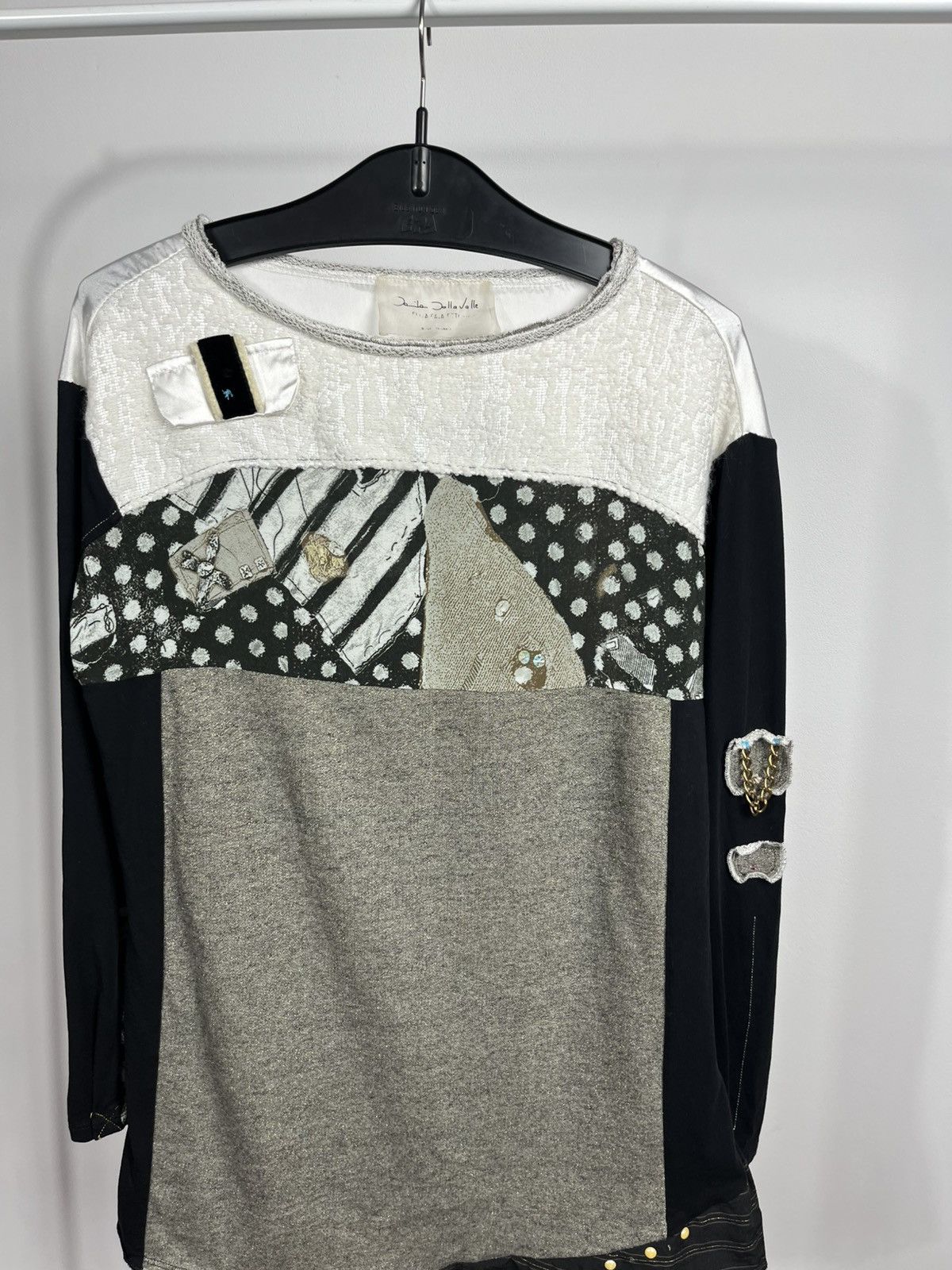 Elisa Cavaletti Elisa Cavaletti Patchwork Long Sleeve Top Women’s Italy S Size S / US 4 / IT 40 - 2 Thumbnail