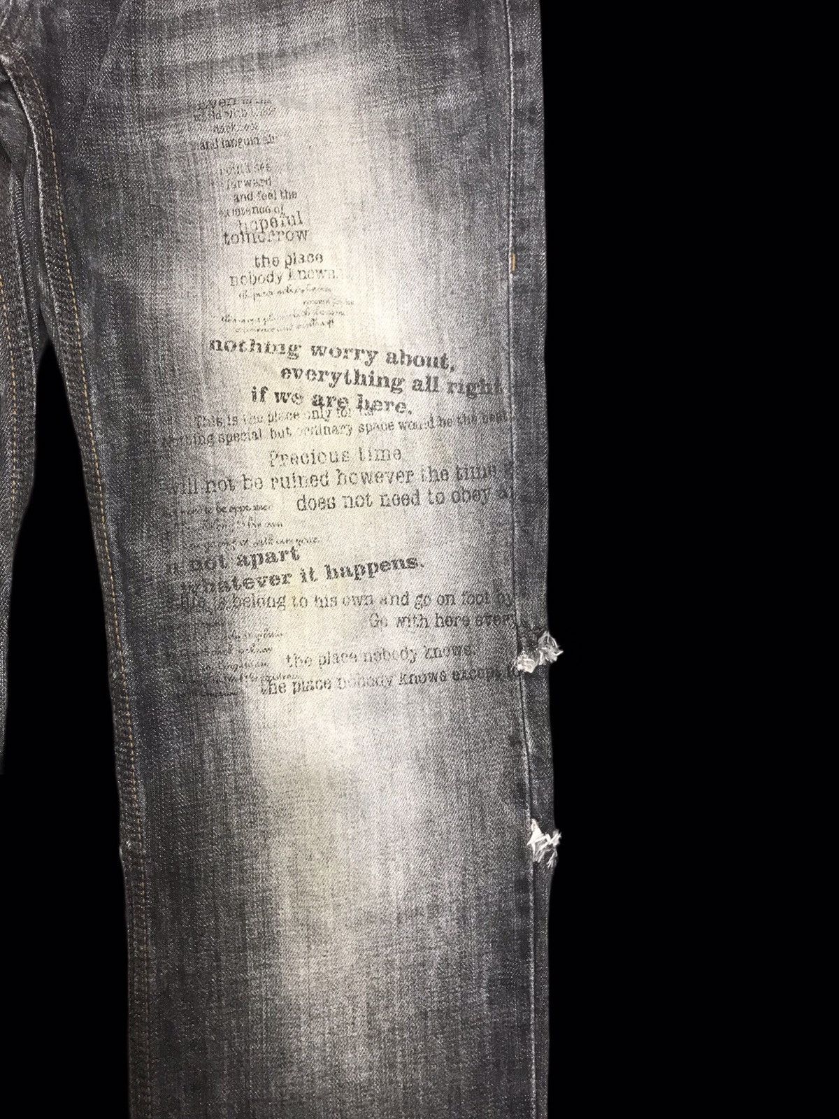 Japanese Brand 💥FLARE💥ARCHIVAL HIDEAWAY NICLE Japan Poem Flare Denim F300 Size US 32 / EU 48 - 6 Thumbnail