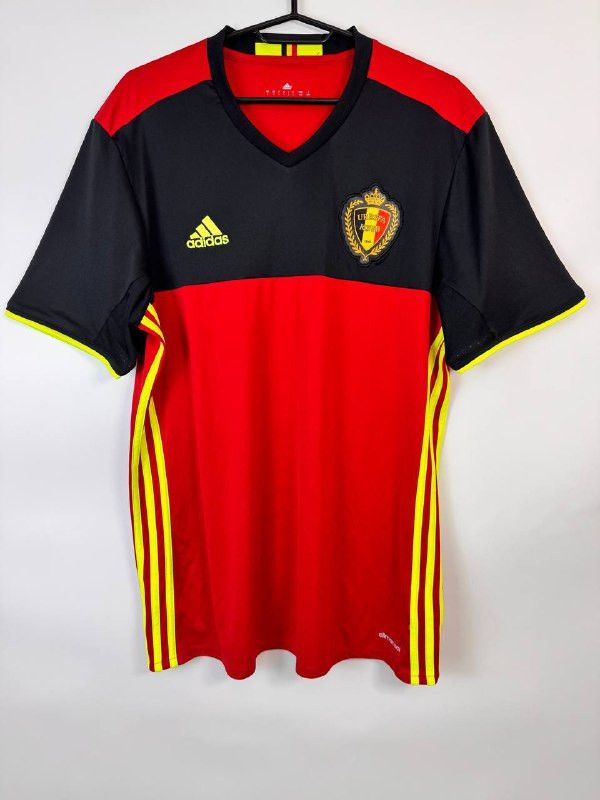 Adidas BELGIUM 2015 2016 HOME SHIRT JERSEY ADIDAS AA8744 Sz L Size US L / EU 52-54 / 3 - 1 Thumbnail