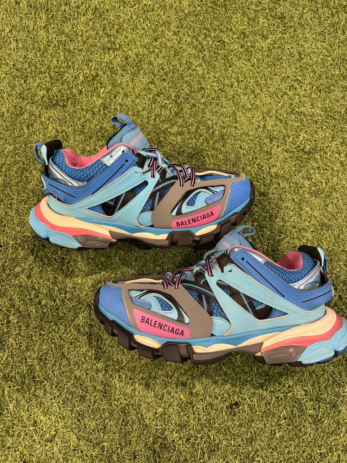 Balenciaga Multicolor Mesh And Rubber 6Xl Sneakers | Grailed