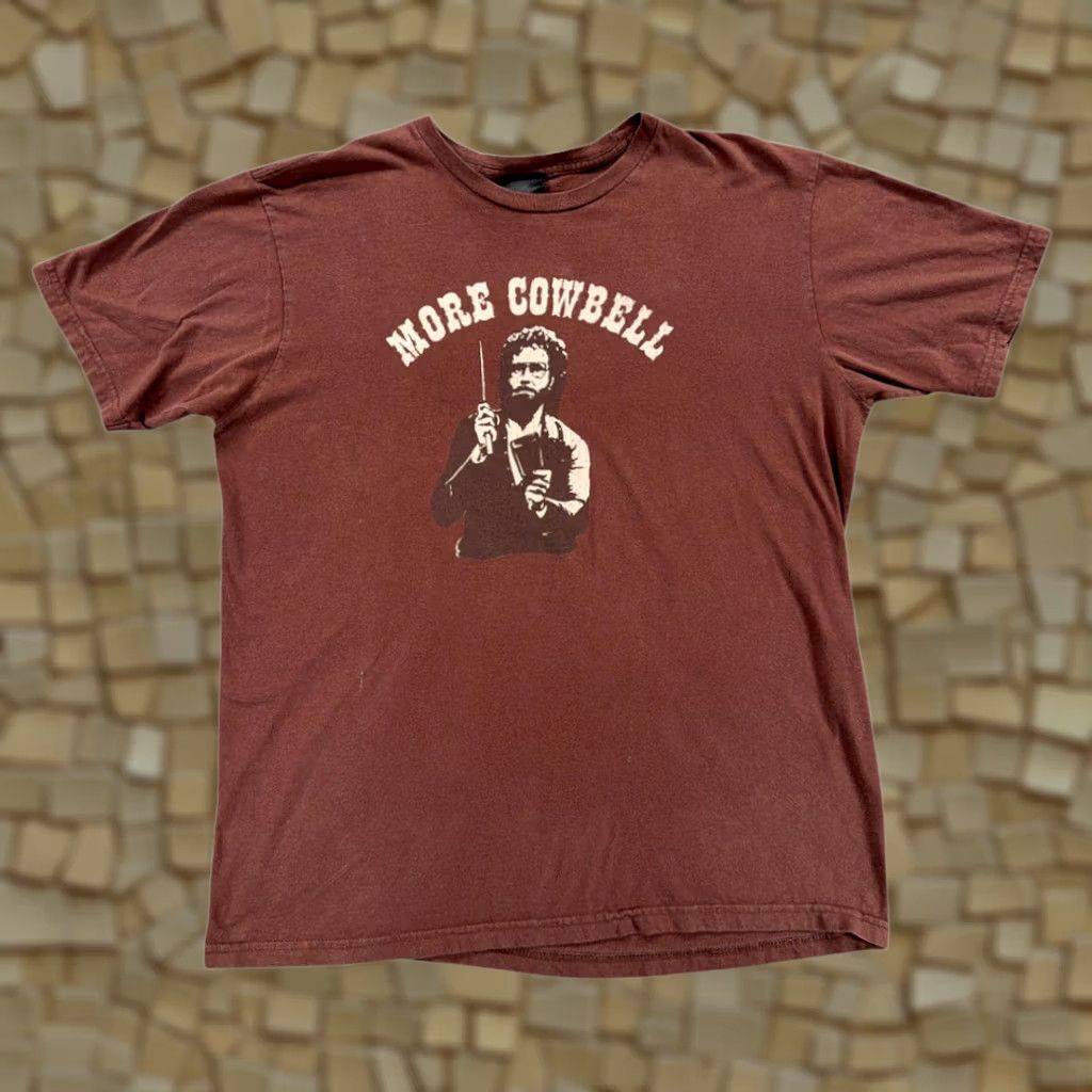 Anvil VINTAGE More Cowbell Shirt Adult LARGE Brown SNL Will Ferrell Walken Y2K Size US L / EU 52-54 / 3 - 1 Thumbnail