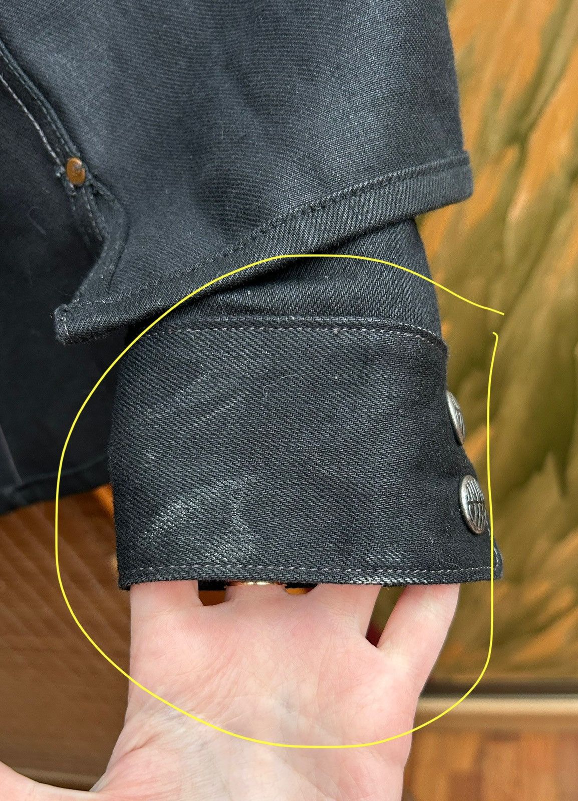Indigofera Indigofera Copeland Slim Denim Jacket 14oz Black Selvedge Size US XS / EU 42 / 0 - 16 Thumbnail