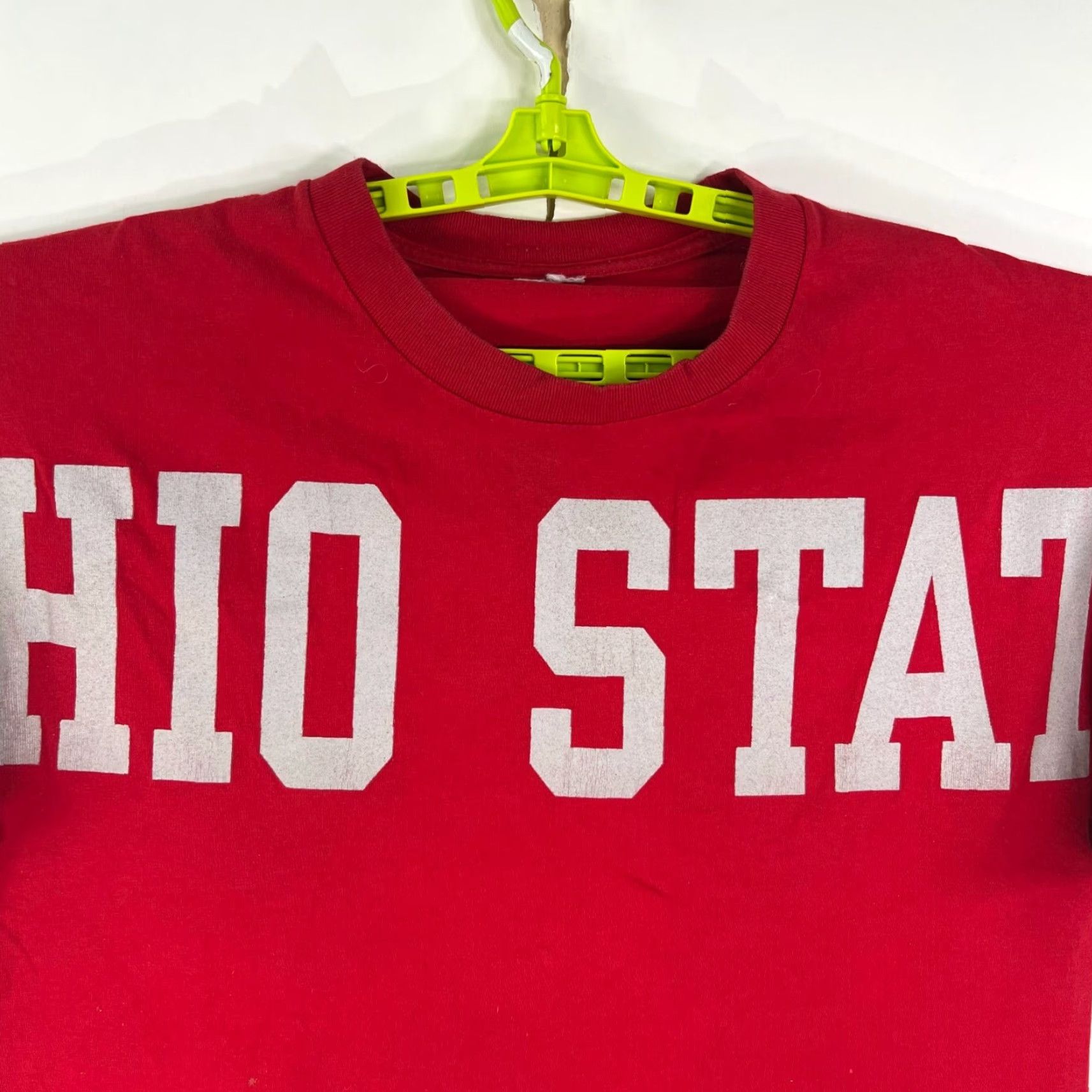 Vintage VINTAGE Ohio State Buckeyes T-Shirt Mens XL Red BIG Spell Out… Size US XL / EU 56 / 4 - 3 Thumbnail