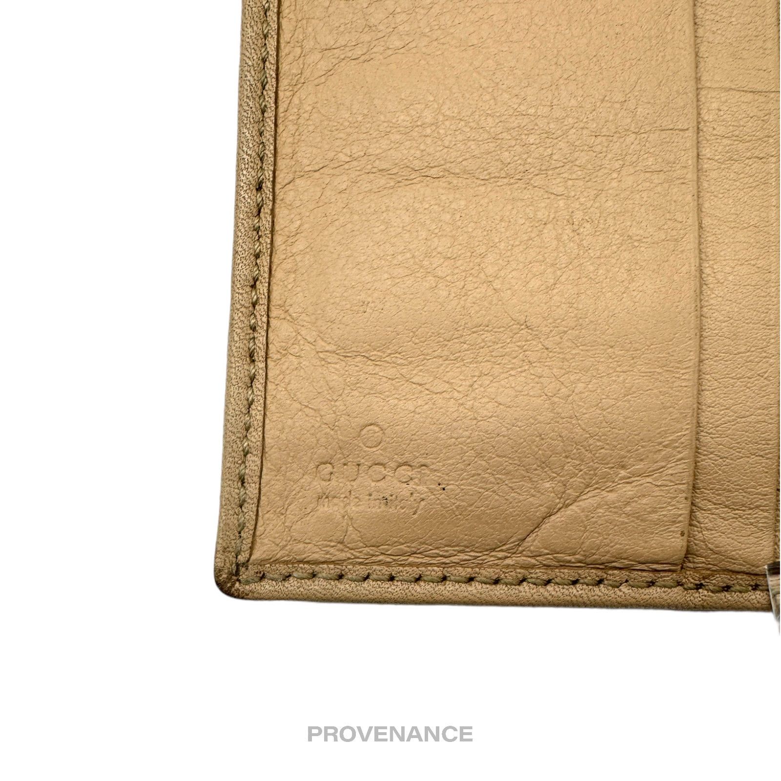 Gucci 🔴 Gucci Heart Pocket Organizer Wallet - Pink GG Canvas Size ONE SIZE - 6 Thumbnail