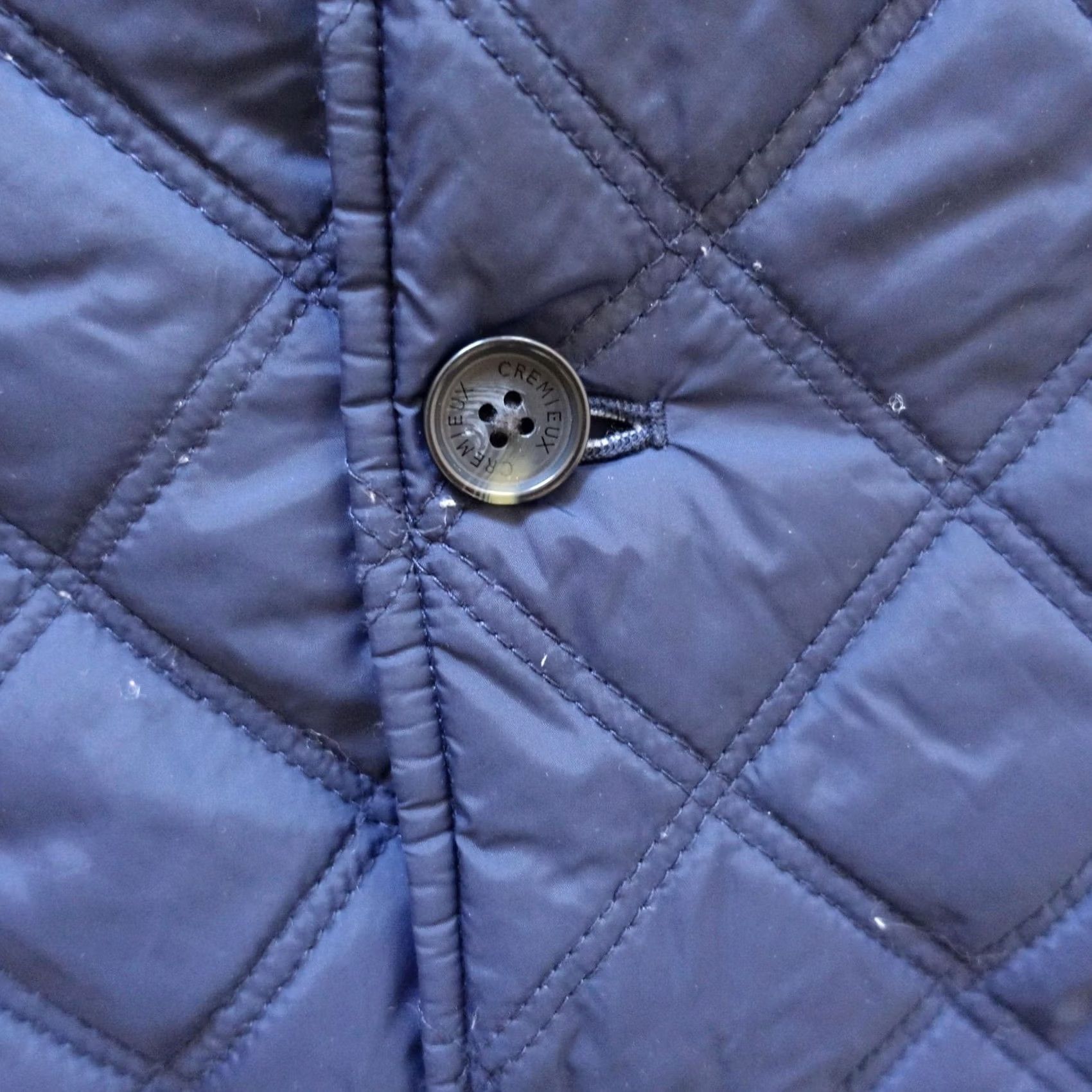 Cremieux Cremieux Jacket Mens XL Blue Quilted Stand-Up Collar Insulated Pockets Button Zipped Size US XL / EU 56 / 4 - 3 Thumbnail