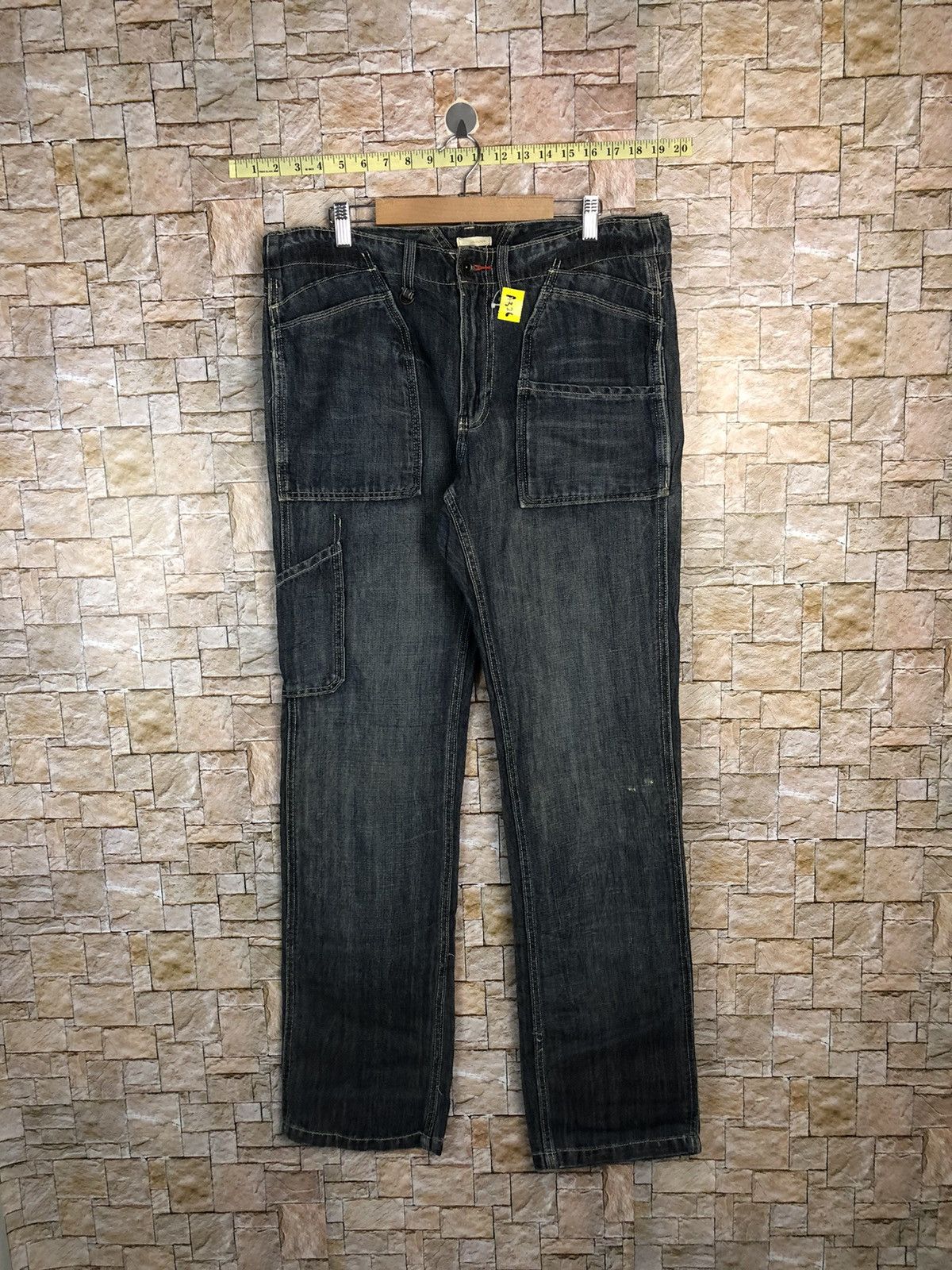 Gap Gap vintage faded denim Blue Jeans #A326 Size US 35 - 1 Thumbnail