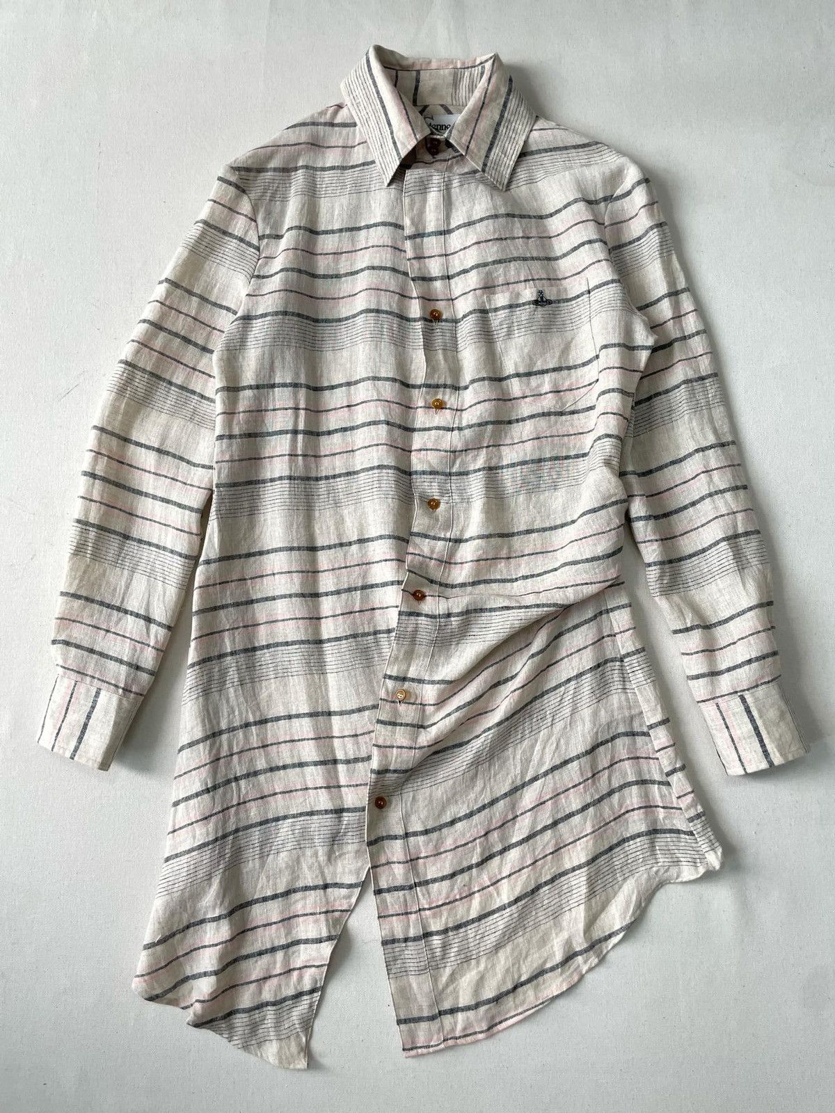 Designer × Vivienne Westwood Vivienne Westwood Asymmetric Long Linen Size US M / EU 48-50 / 2 - 1 Thumbnail