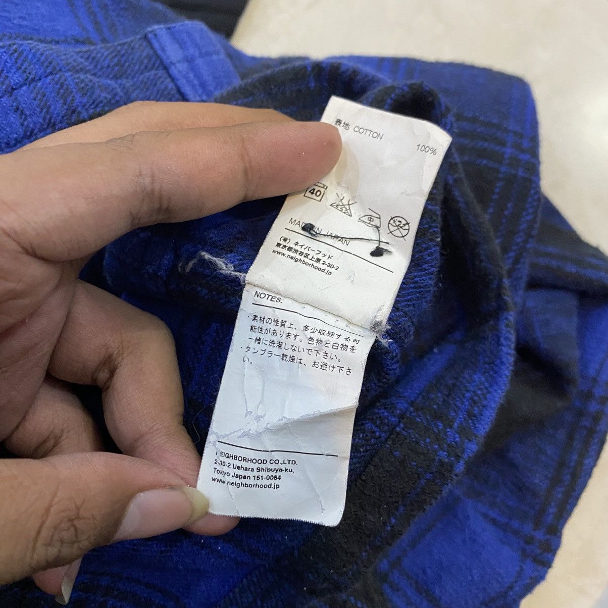 Neighborhood Neighborhood nbhd heavy weight flannelshirt Size US L / EU 52-54 / 3 - 8 Thumbnail