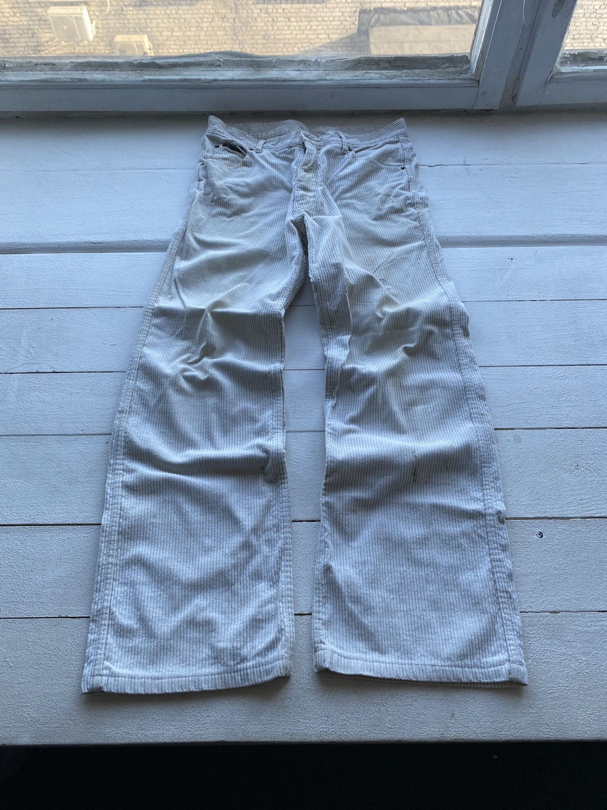 Lee × Vintage 🔥70s Lee Cooper Eclair Zip Corduroy Painted Mens Pants 30sz Size US 30 / EU 46 - 2 Thumbnail