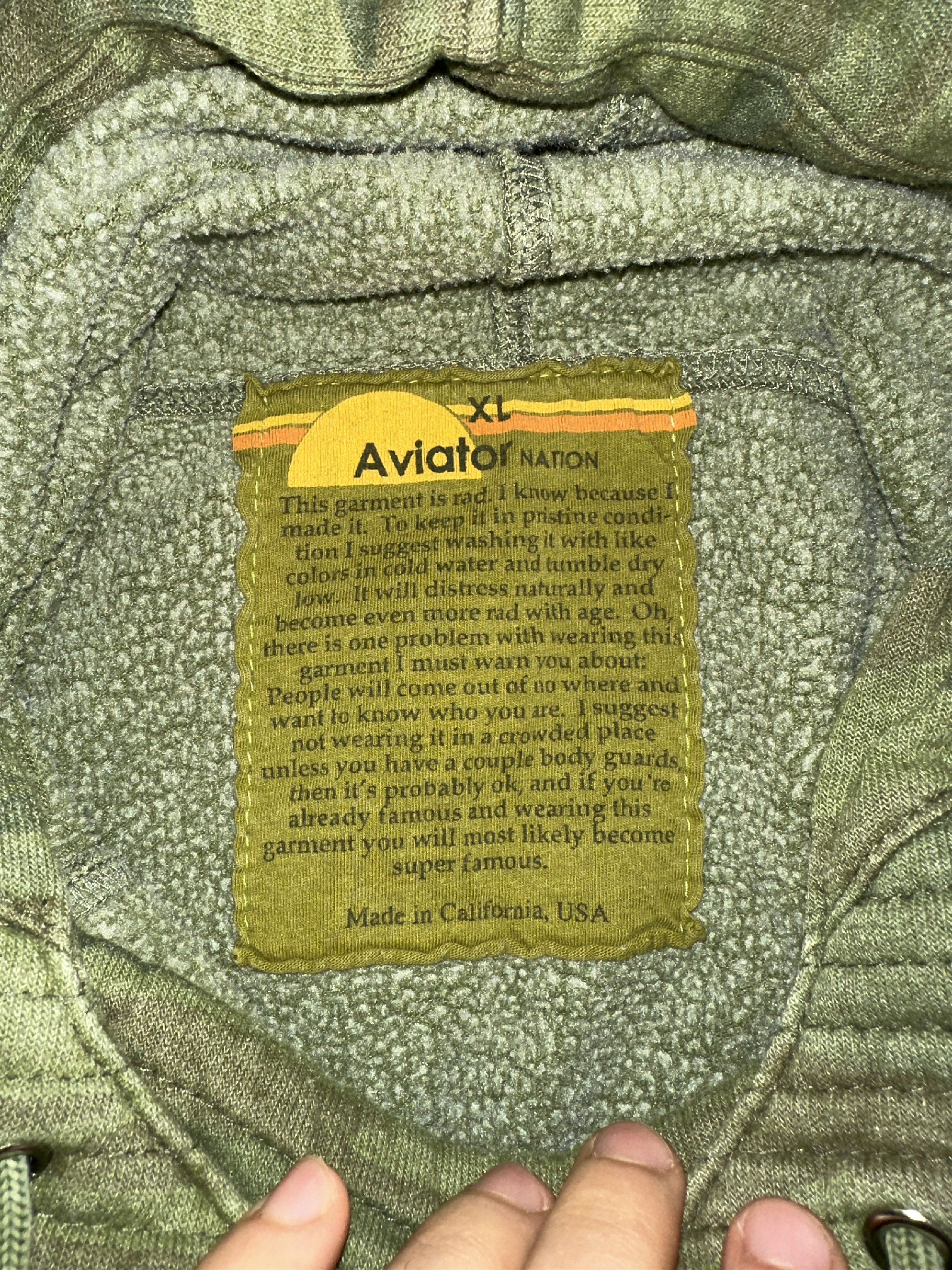 Aviator Nation Aviator Nation Camo Hoodie High Neck XL Vintage Fade Size US XL / EU 56 / 4 - 3 Thumbnail