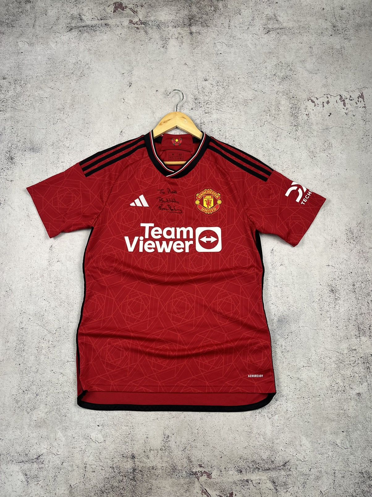 Adidas ADIDAS MANCHESTER UNITED HOME 2023/2024 SOCCER JERSEY SIZE M Size US M / EU 48-50 / 2 - 1 Thumbnail