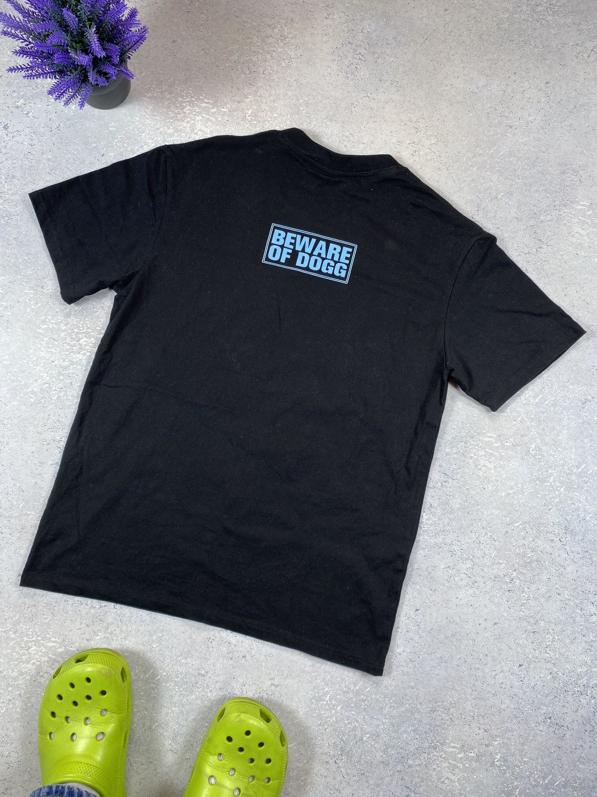 Band Tees × Rap Tees Snoop Doggy Dogg Beware of dogg Men Black T-shirt Size US M / EU 48-50 / 2 - 5 Thumbnail