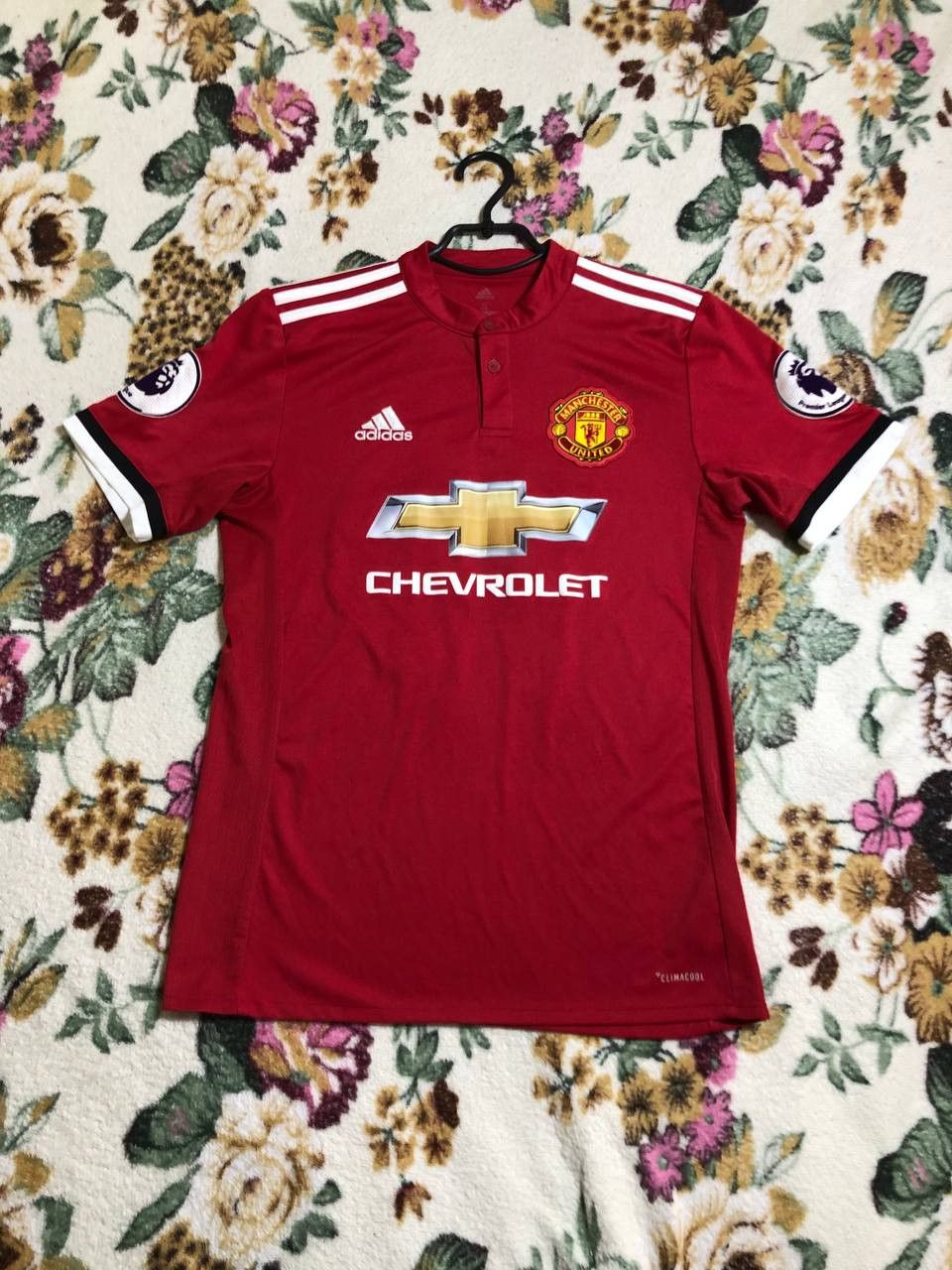 Adidas MANCHESTER UNITED HOME FOOTBALL SHIRT SOCCER JERSEY ADIDAS Size US S / EU 44-46 / 1 - 1 Thumbnail