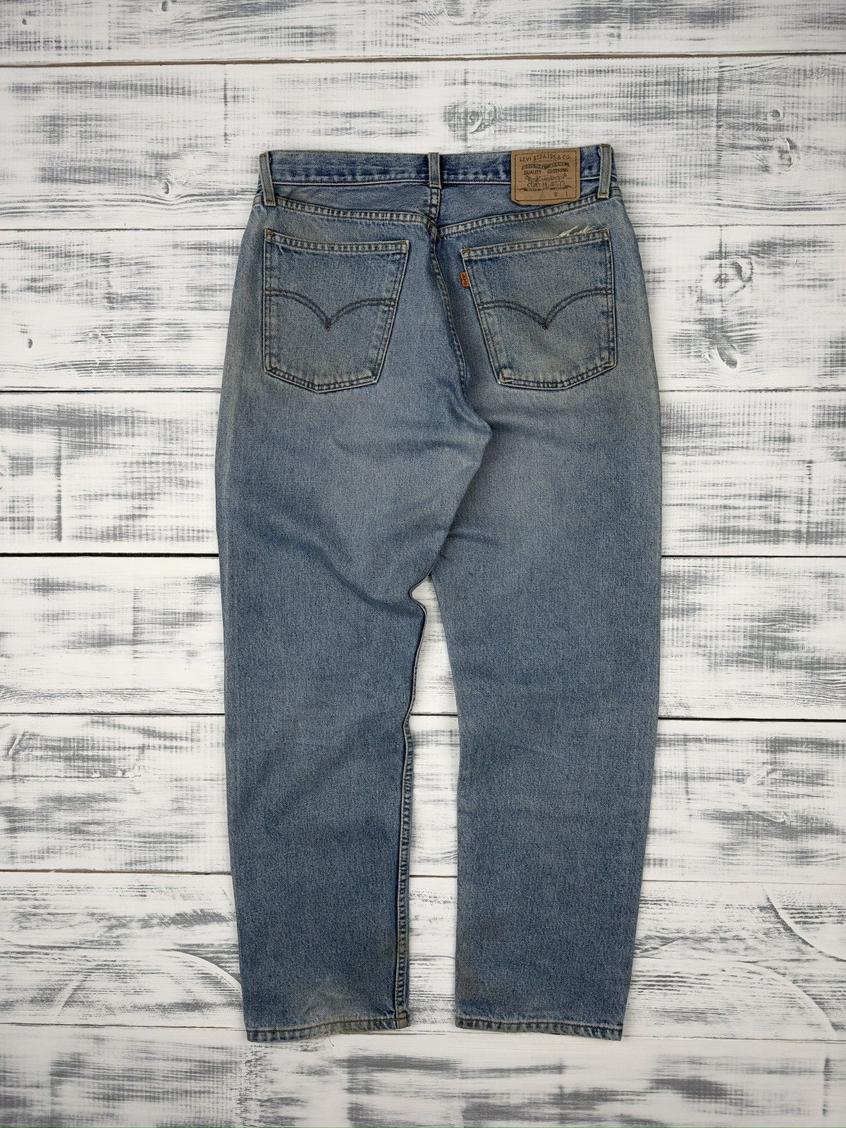 Levi's Vintage Levi's 618 Orange Tab Distressed Jeans Ripped Denim Size US 34 / EU 50 - 1 Thumbnail