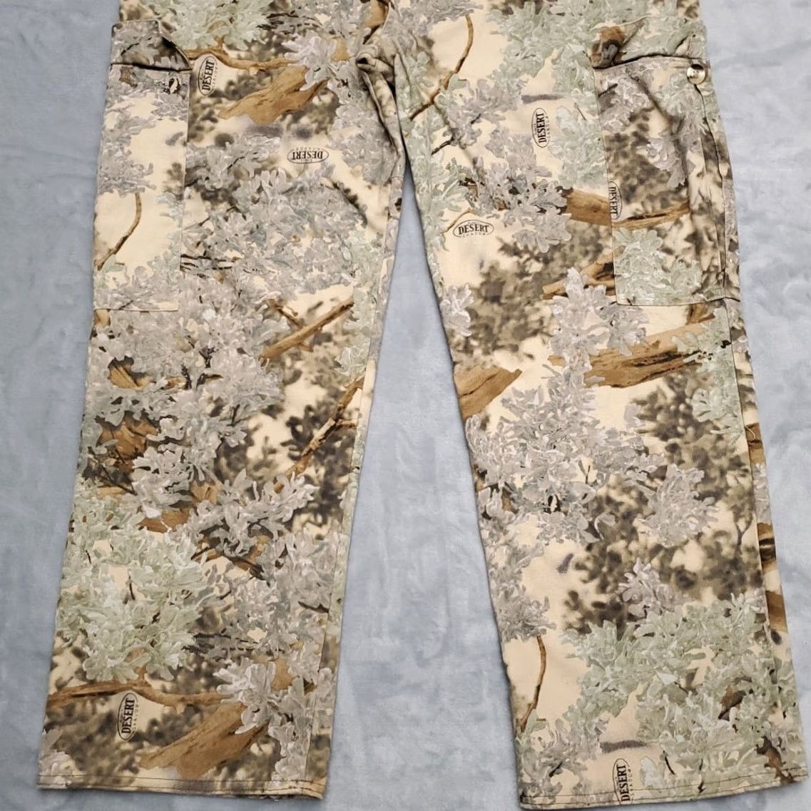 Vintage VINTAGE Kings Camo Pants Mens 38x29 Camouflage Cargo Adjustable Waist VTG Green Brown Desert Shadow Nike? Size US 38 / EU 54 - 2 Thumbnail