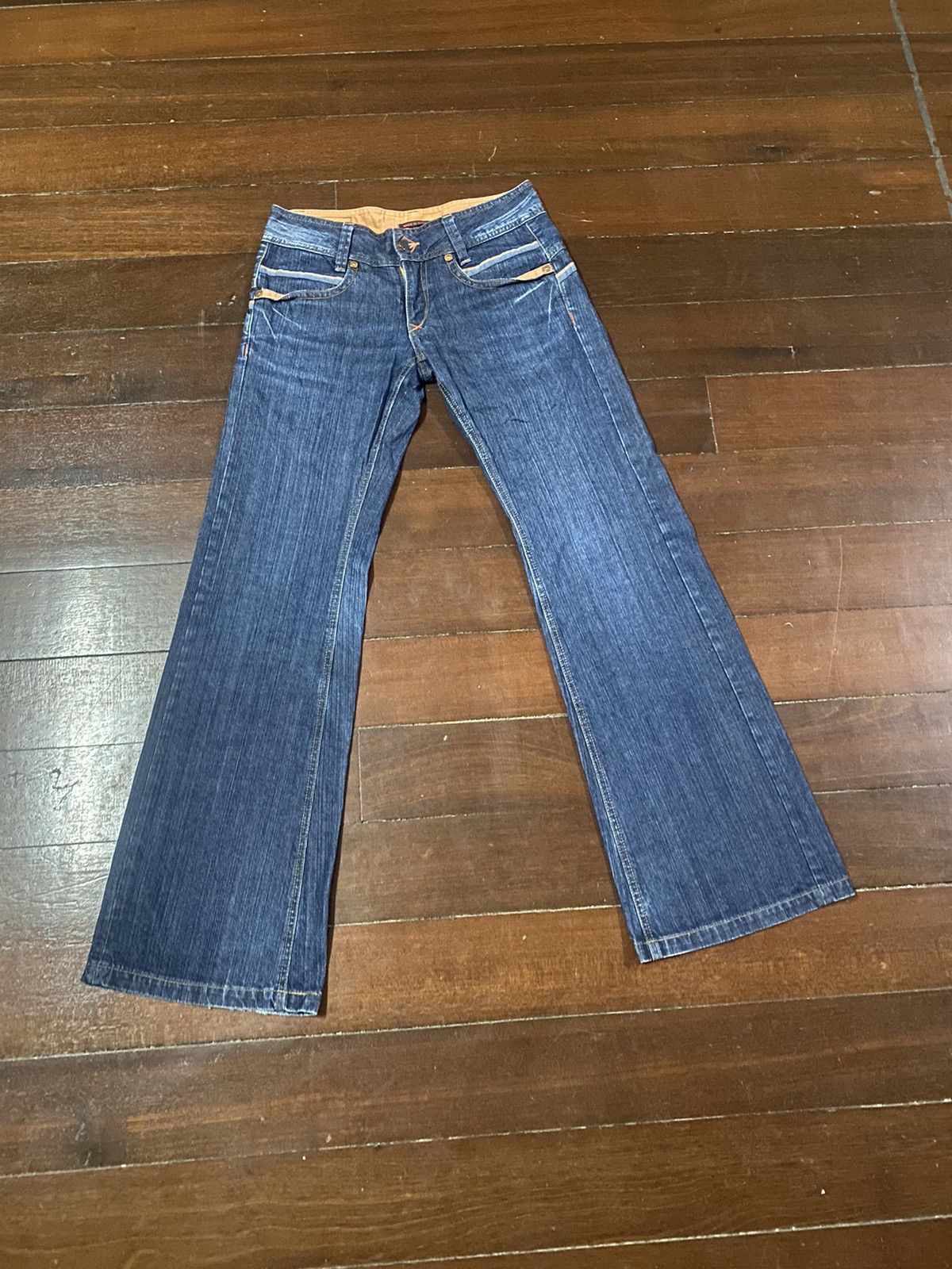 5351 POUR LES HOMMES × If Six Was Nine × Le Grande Bleu (L.G.B.) Flare Jeans ET MADE IN NIPPON Denim Jean Boot Cut wide leg Size US 33 - 2 Thumbnail