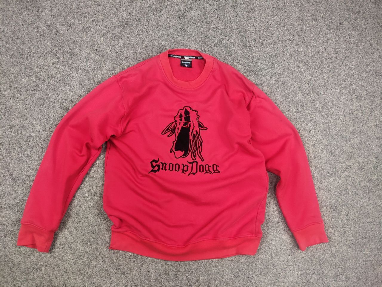 Snoop Dogg Vintage Snoop Dogg Rap Baggy Red Embroidered Logo Sweatshirt Size US M / EU 48-50 / 2 - 9 Thumbnail