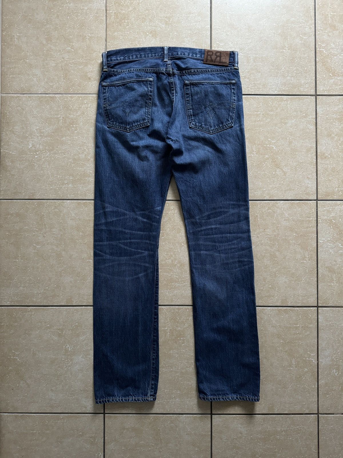 RRL Ralph Lauren RRL Lot R44 1936 Deadstock Rigid Selvedge denim buckle  back jeans. | Grailed