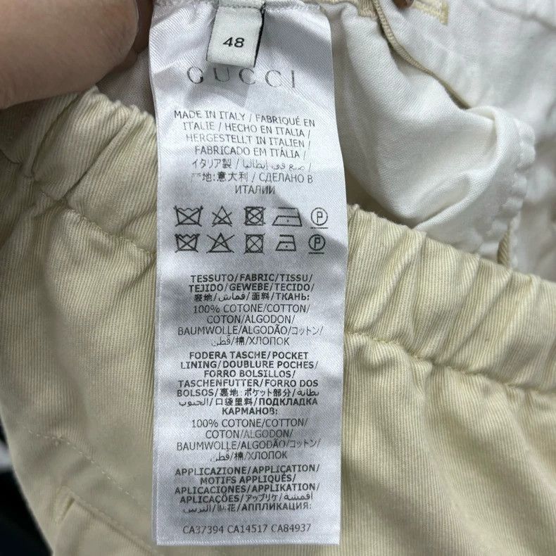 Gucci GucciLetter Logo Printed Elastic Waist Straight Casual Shor Size US 32 / EU 48 - 5 Thumbnail