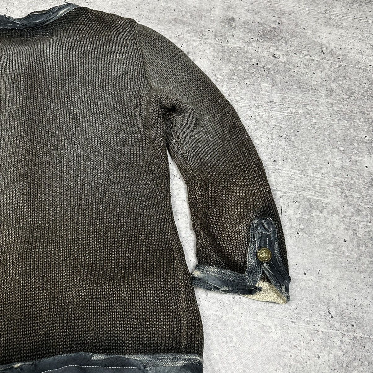 Avant Toi Avant toi Sweater Jacket Button Avat Garde Style Linen Sz 42 Size M / US 6-8 / IT 42-44 - 16 Thumbnail