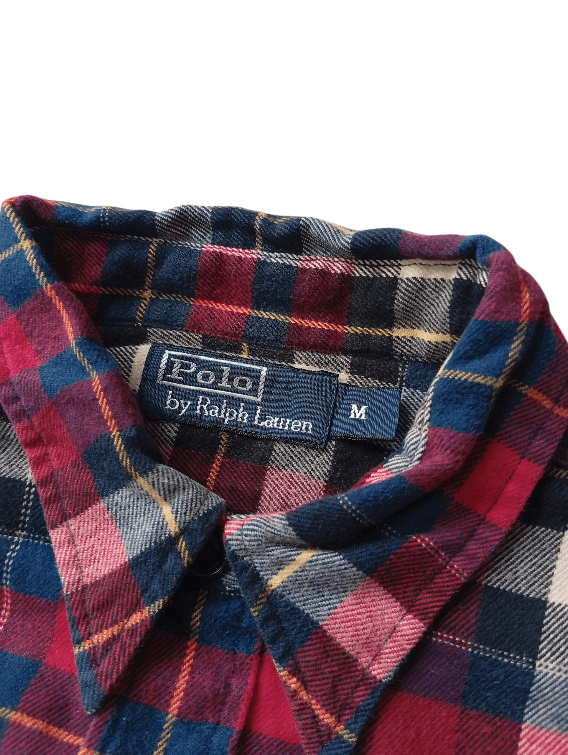 Polo Ralph Lauren 90s Polo RL plaid flanel shirt Size US M / EU 48-50 / 2 - 5 Thumbnail