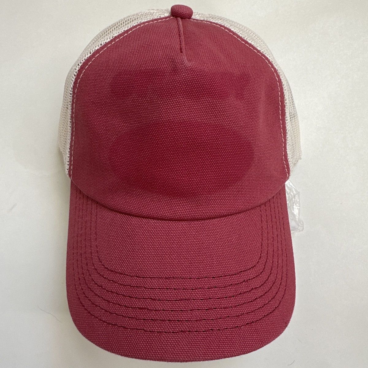 Stussy Stussy Ghost Logo Trucker SnapBack SS26 Red Size ONE SIZE - 1 Thumbnail