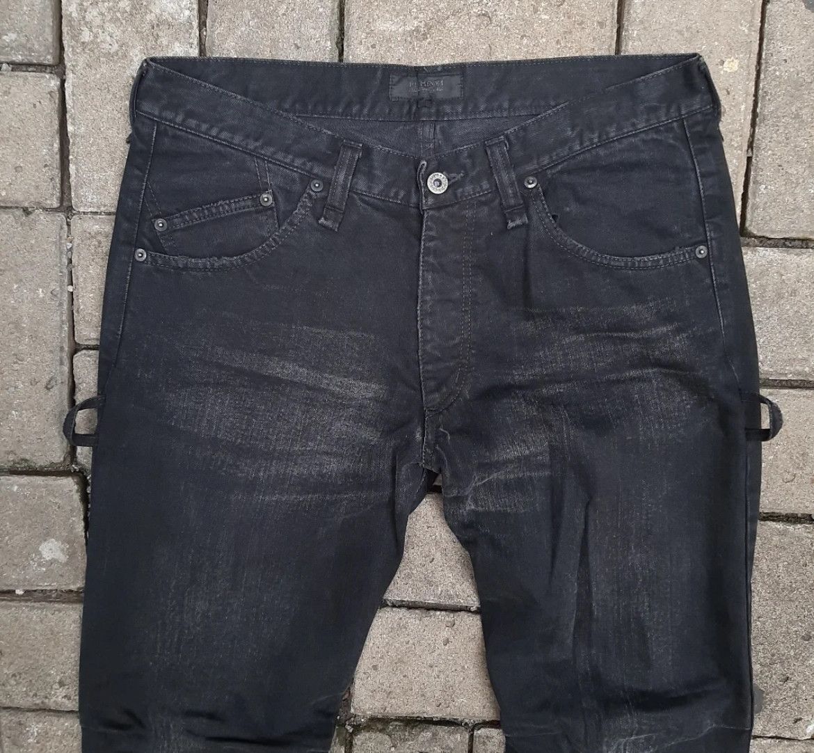 Le Grande Bleu (L.G.B.) 2000s Archival Japanese Bondage Wash Jeans y2k Size US 35 - 3 Thumbnail