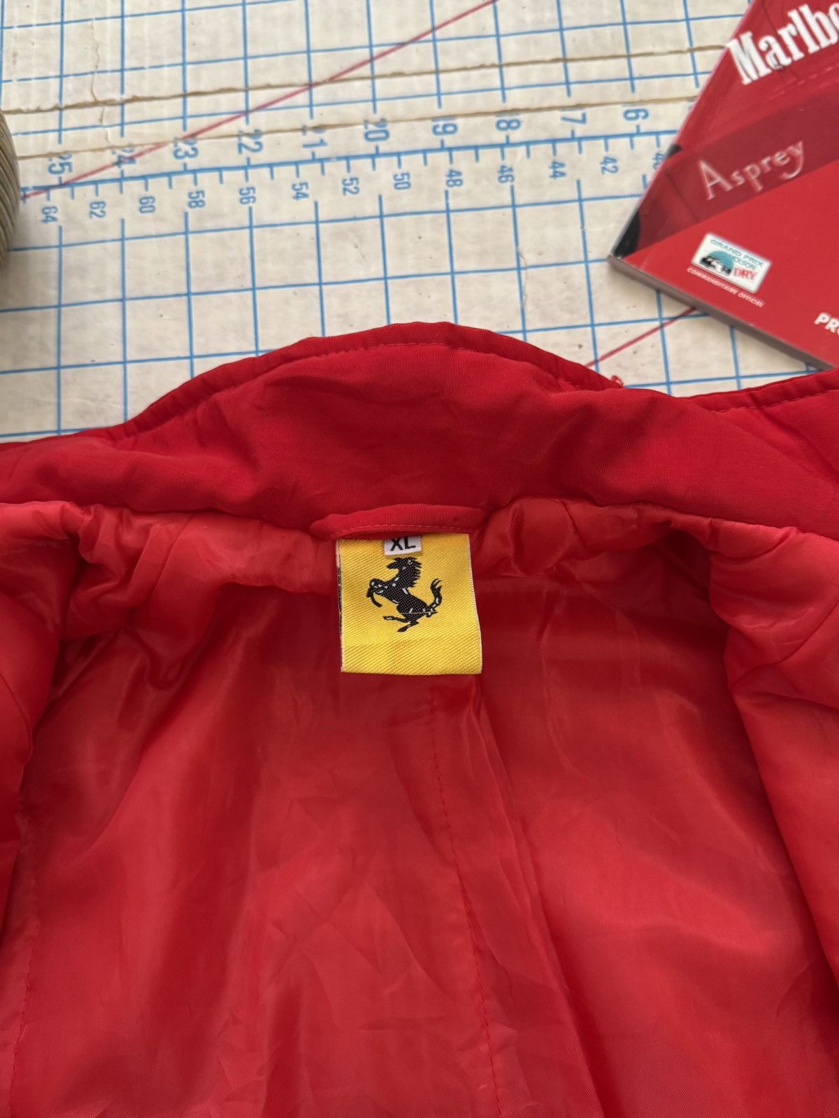 Ferrari Vintage Ferrari Nice Man Youth XL Racing Jacket Red 90’s Size US XXS / EU 40 - 8 Thumbnail